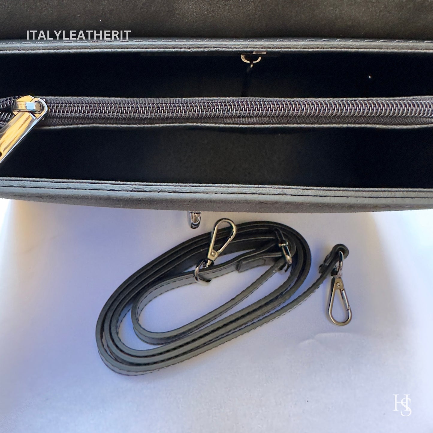 Italian Handmade Leather Bags For Women | Elegant Black Handbag From Florence | Luxury Bag, Black Bag