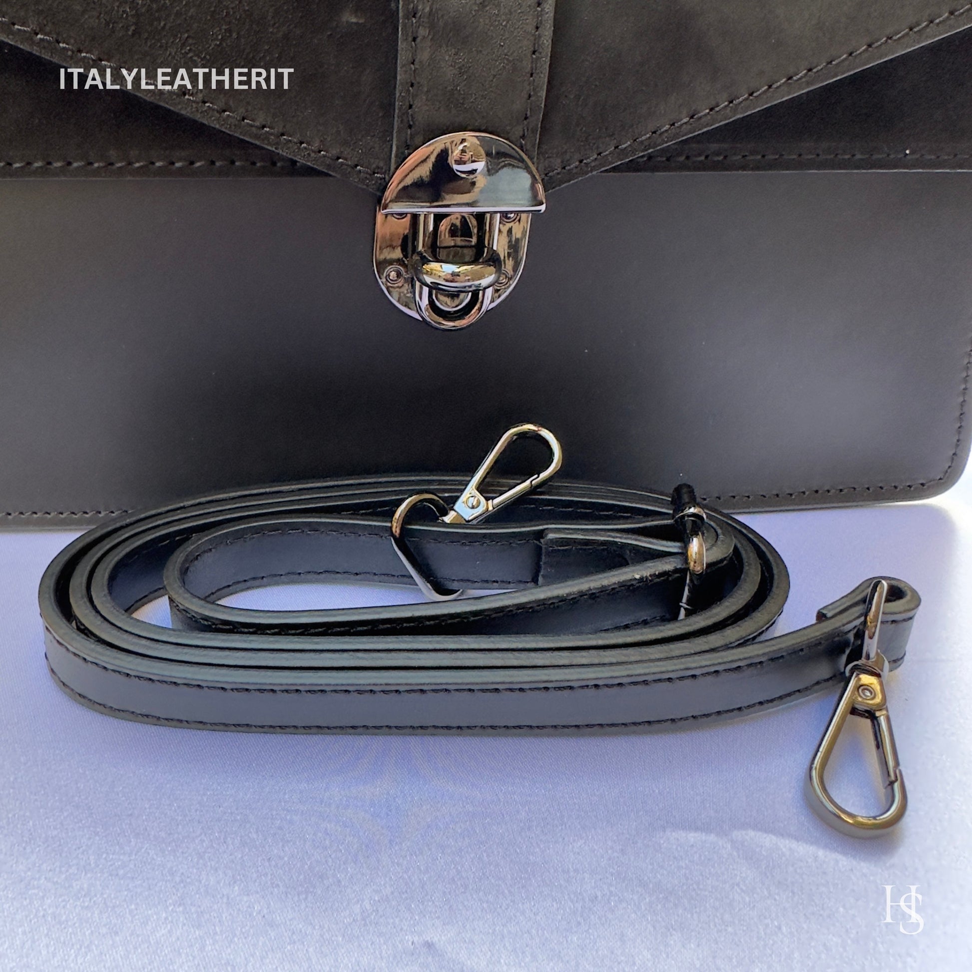 Italian Handmade Leather Bags For Women | Elegant Black Handbag From Florence | Luxury Bag, Black Bag