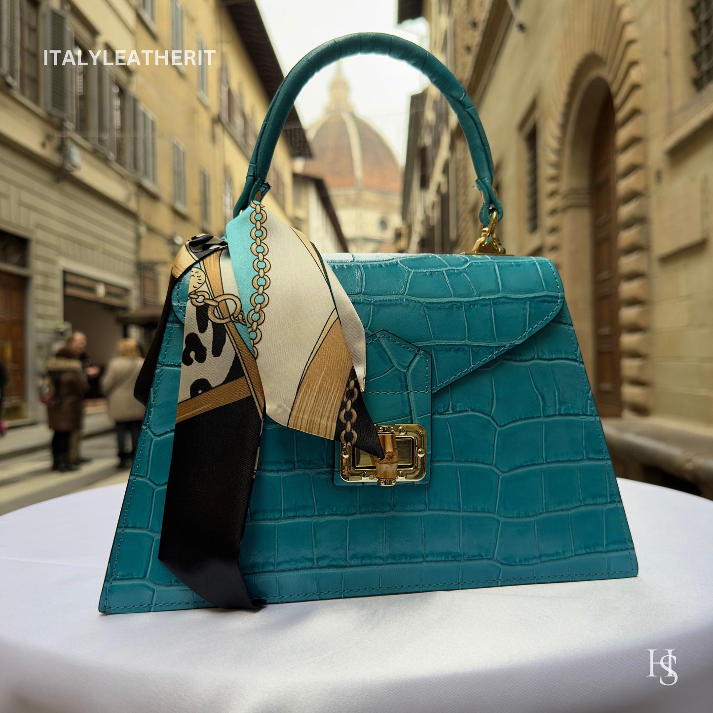 Handmade Italian Leather Bags for Women | Elegant Leather Tote from Florence | Made in Italy