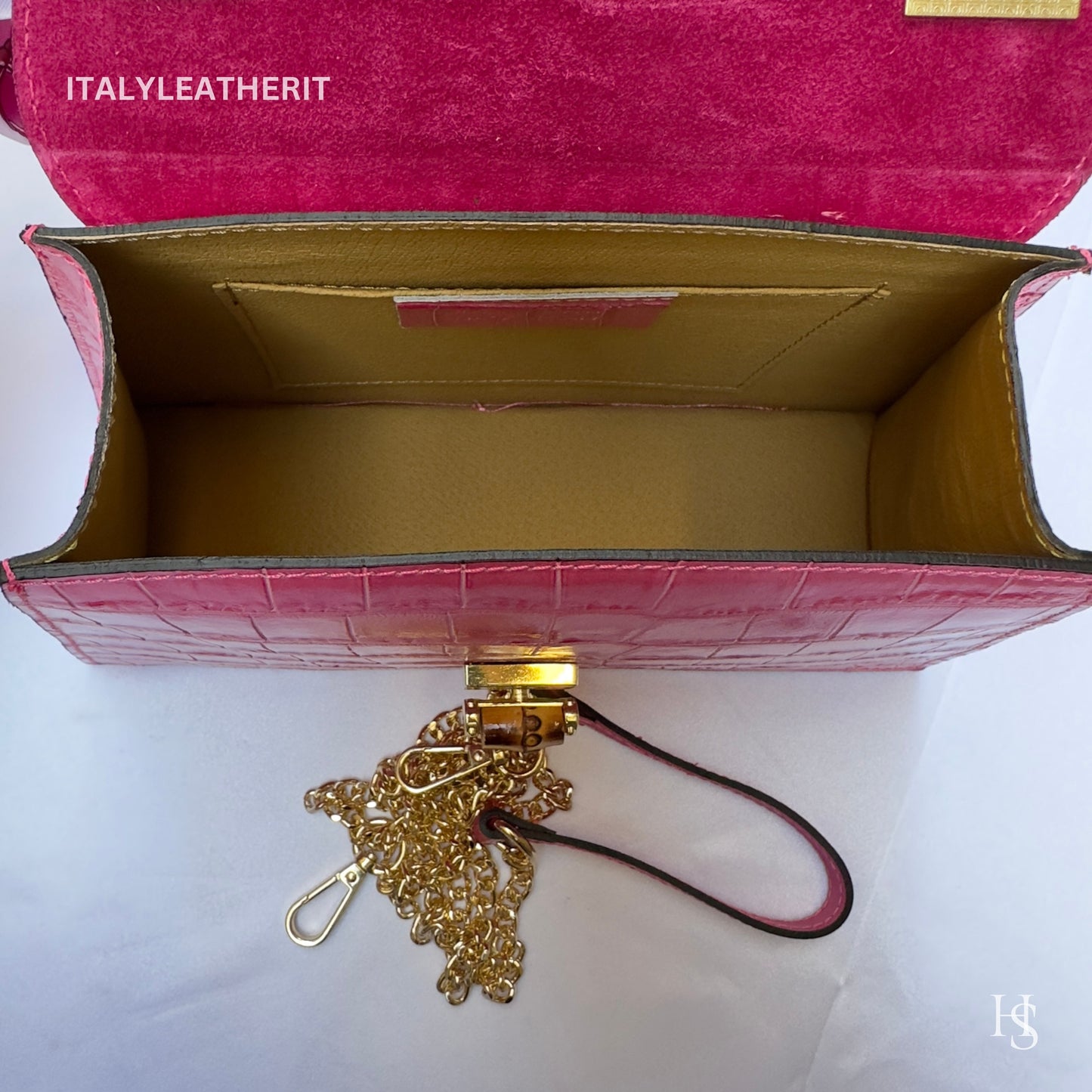 Italian Handmade Leather Bags for Women | Elegant Leather Tote from Florence | Pink Leather Tote