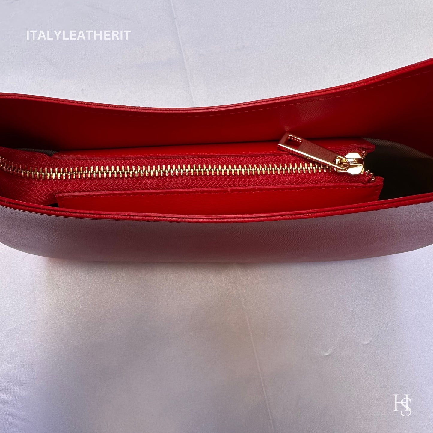 Italian Handmade Leather Bags For Women | Elegant Leather Tote From Florence, Red Leather Bag