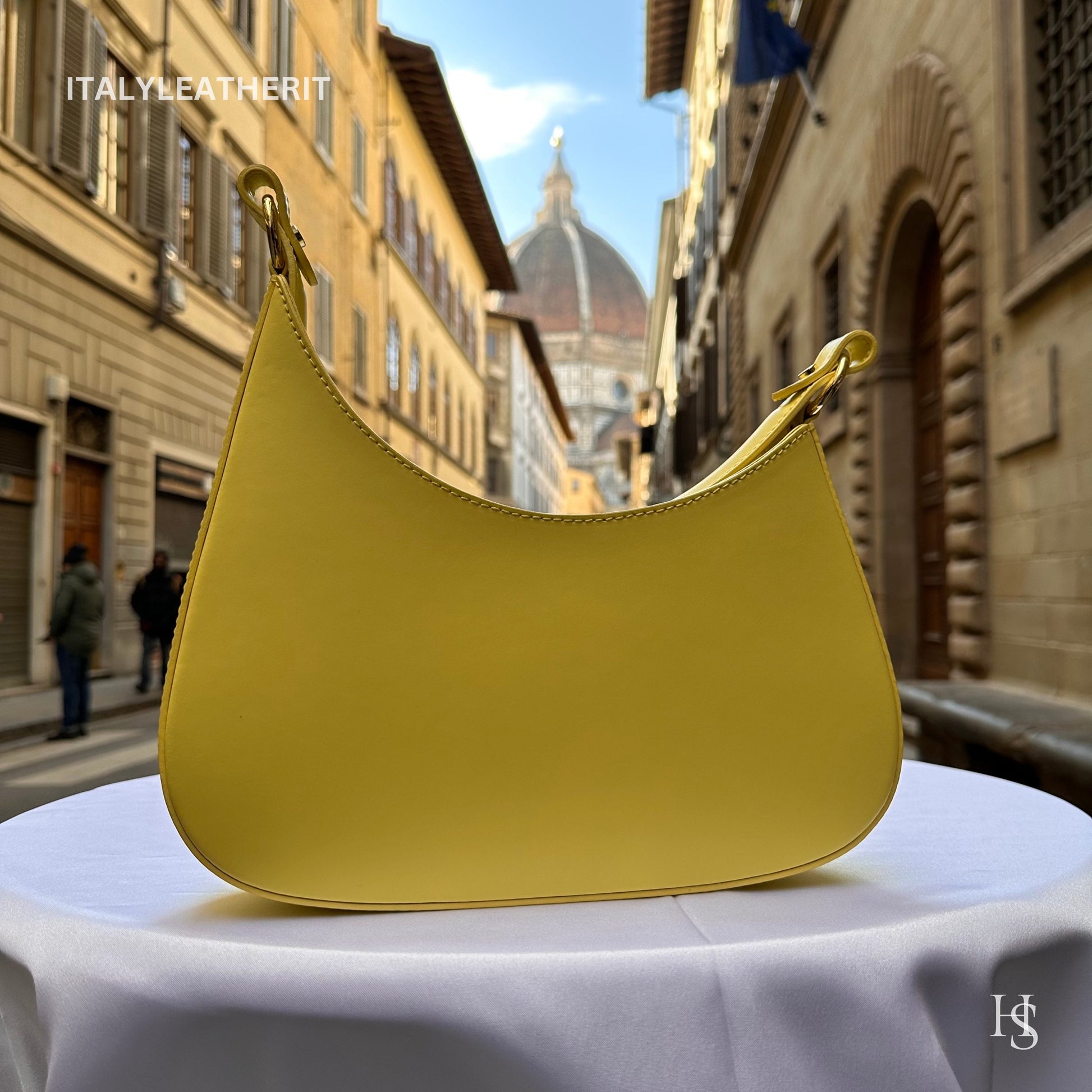 Italian Handmade Leather Bags For Women | Elegant Leather Tote From Florence | Made in Italy Summer Leather Bag