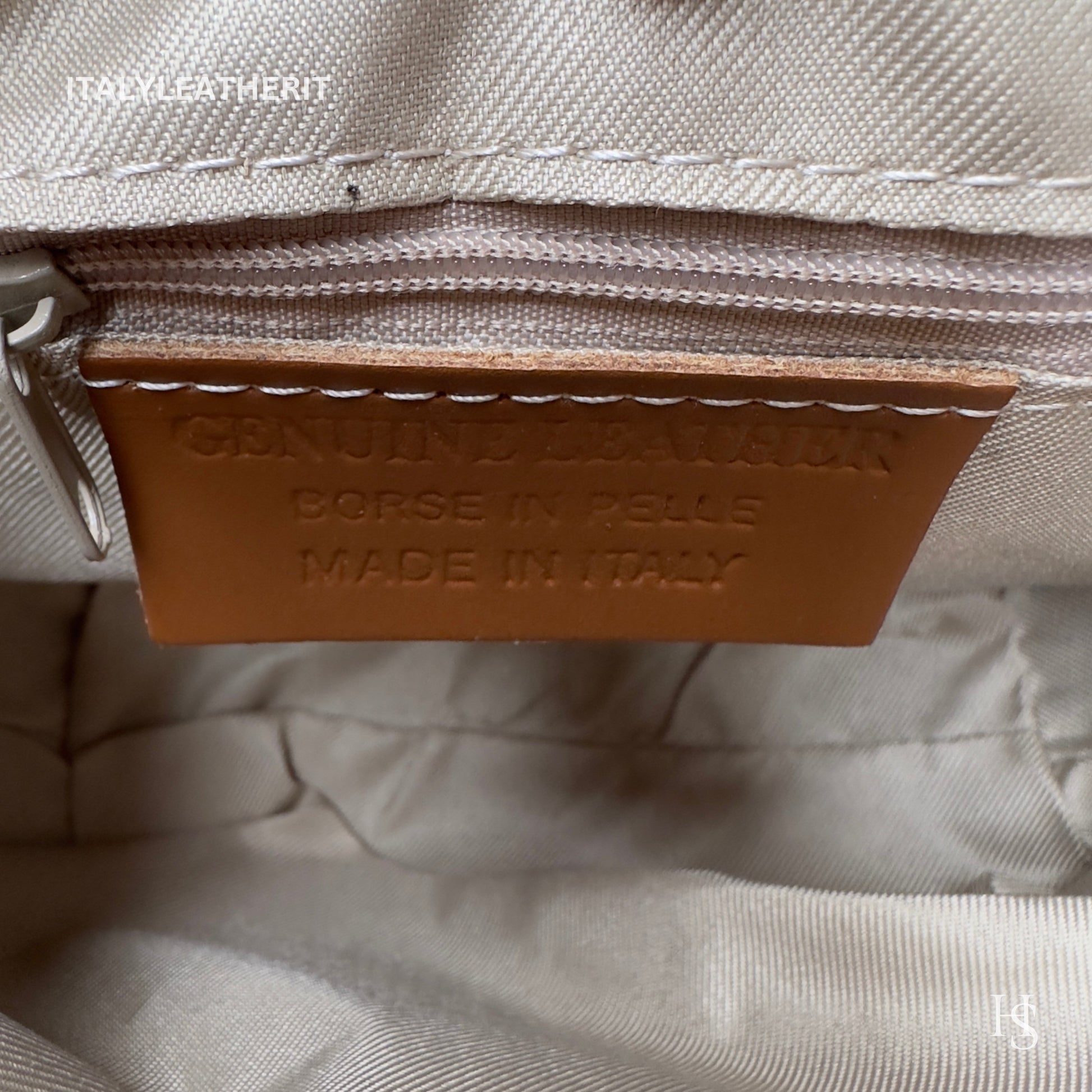 Italian Handmade Leather Bags For Women | Elegant Brown Crossbody Tote From Florence | Genuine Leather