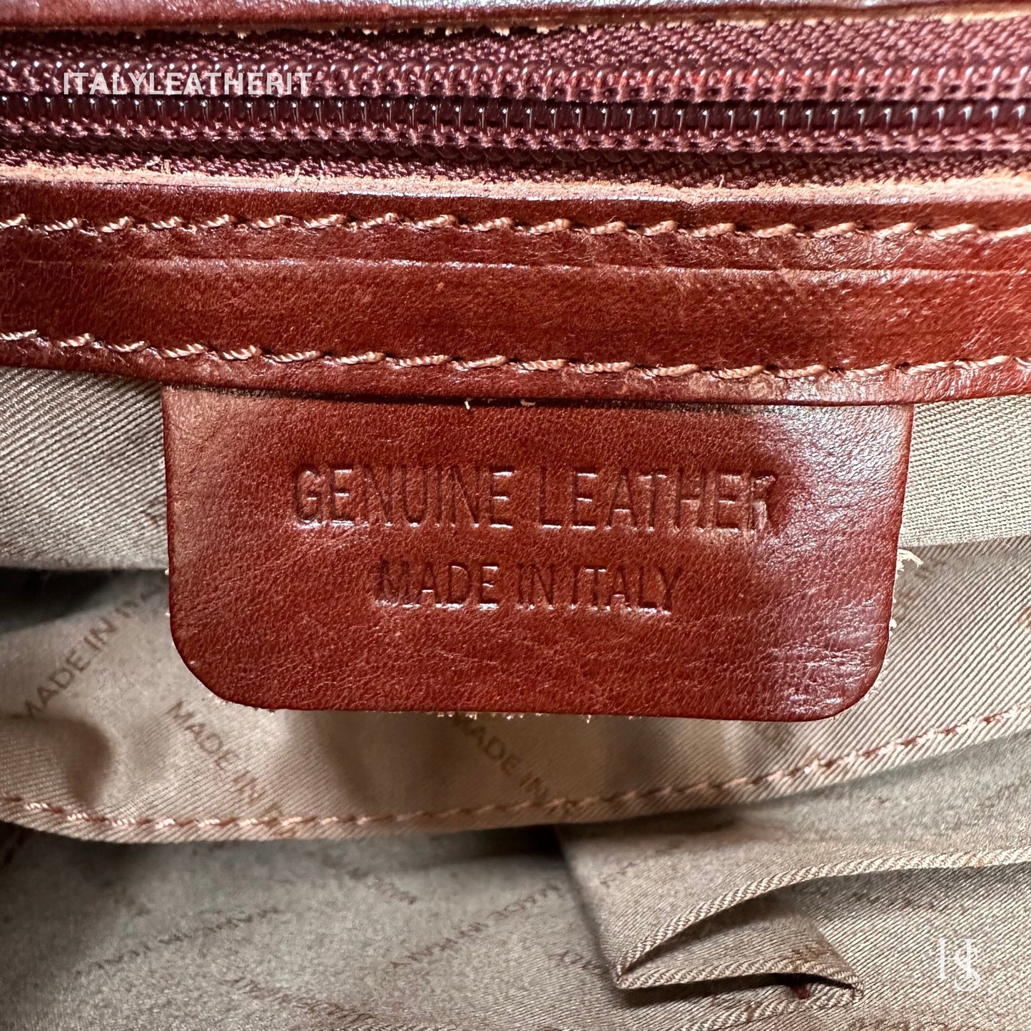 Italian Handmade Leather Bags For Woman l l Elegant Leather Tote From Florence, Brown leather Tote