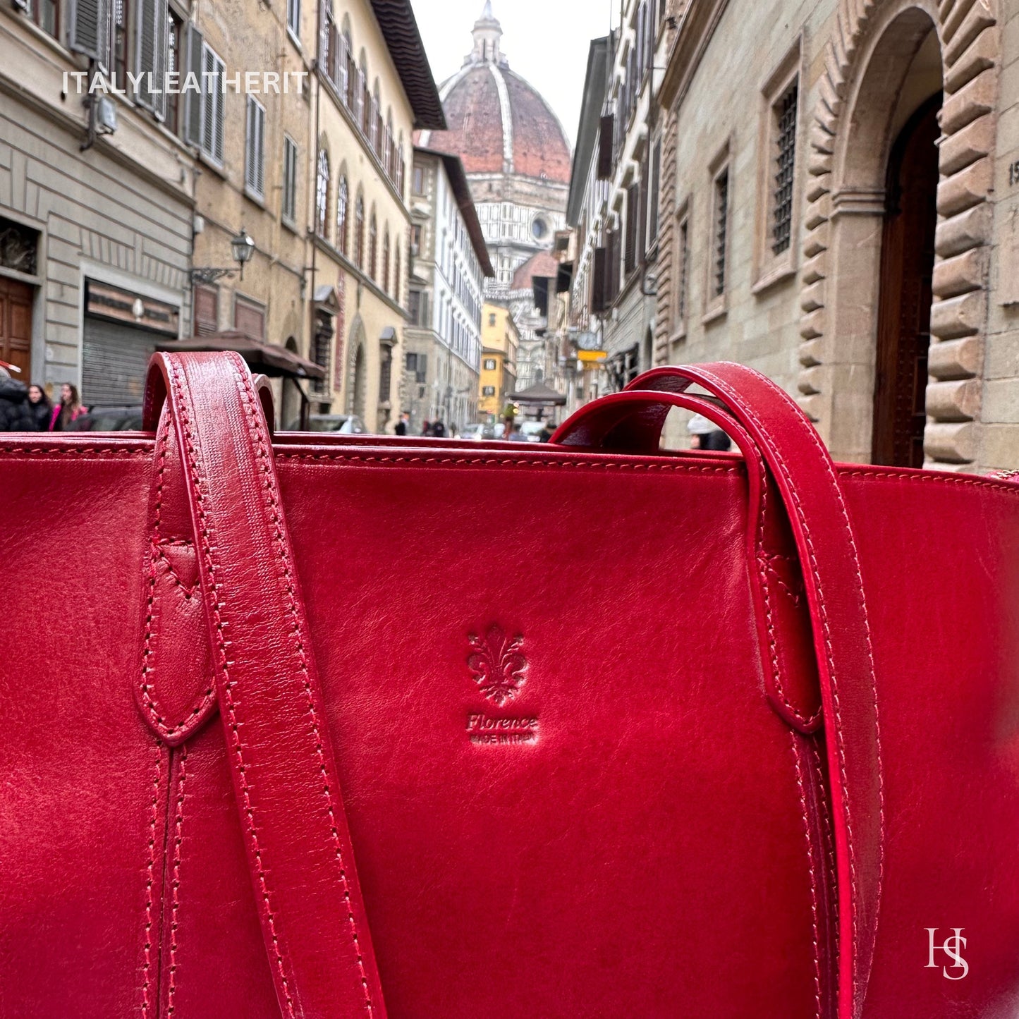 Italian Handmade Leather Bags For Women l l Elegant Leather Tote From Florence, Stylish Women's Bag