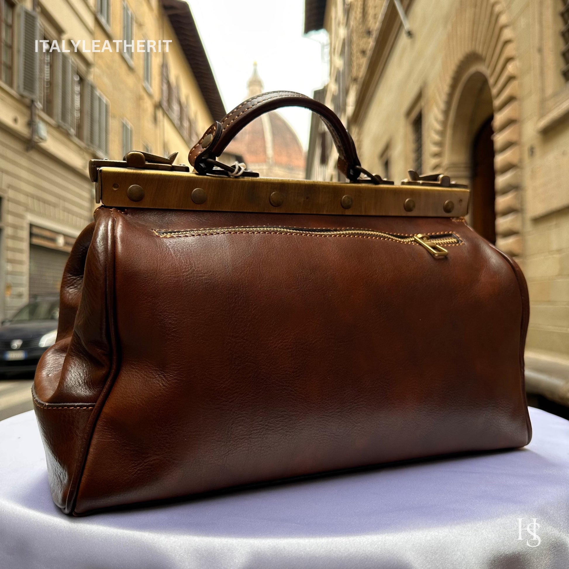 Italian Handmade Leather Doctor Bags | Medical Bag Purses | Made In Florence, Italy