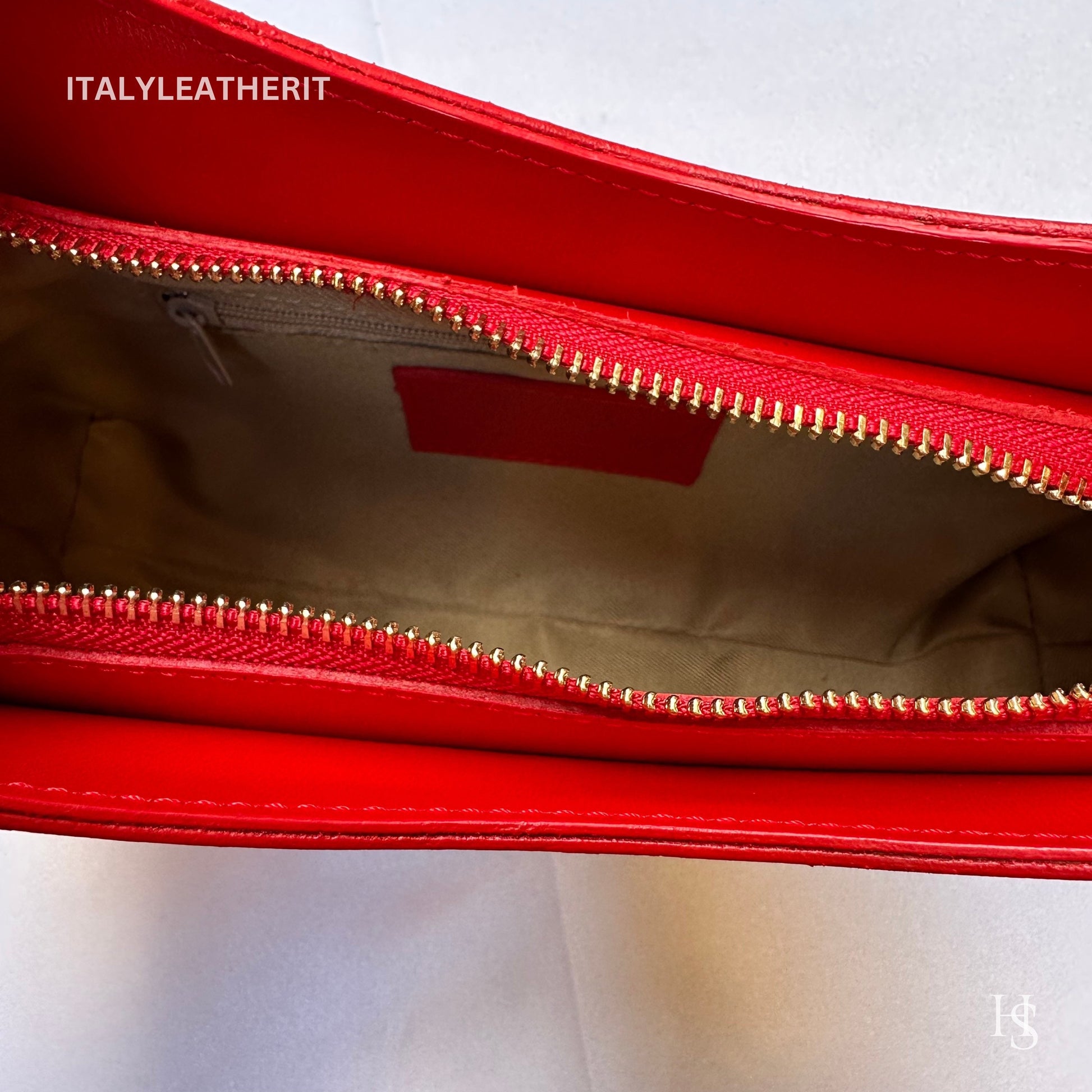 Italian Handmade Leather Bags For Women | Elegant Leather Tote From Florence, Red Leather Bag