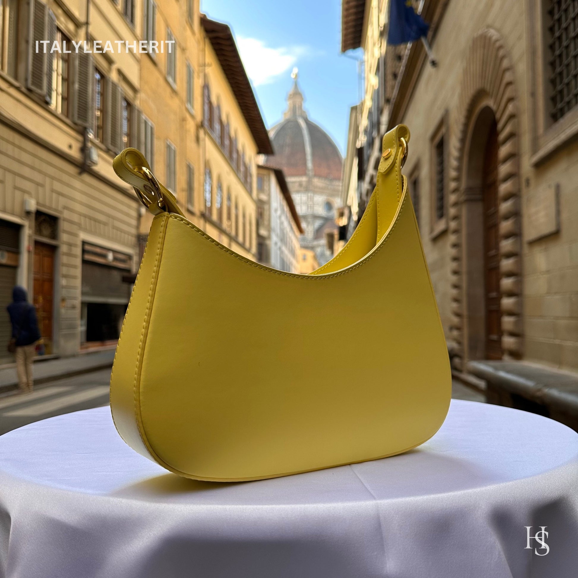 Italian Handmade Leather Bags For Women | Elegant Leather Tote From Florence | Made in Italy Summer Leather Bag
