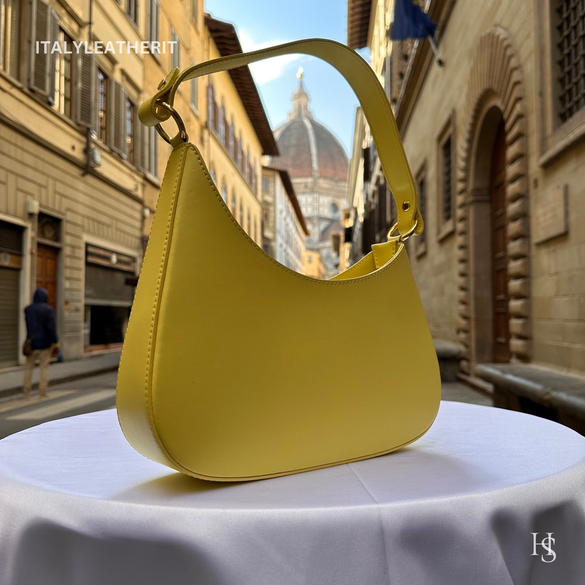 Italian Handmade Leather Bags For Women | Elegant Leather Tote From Florence | Made in Italy Summer Leather Bag