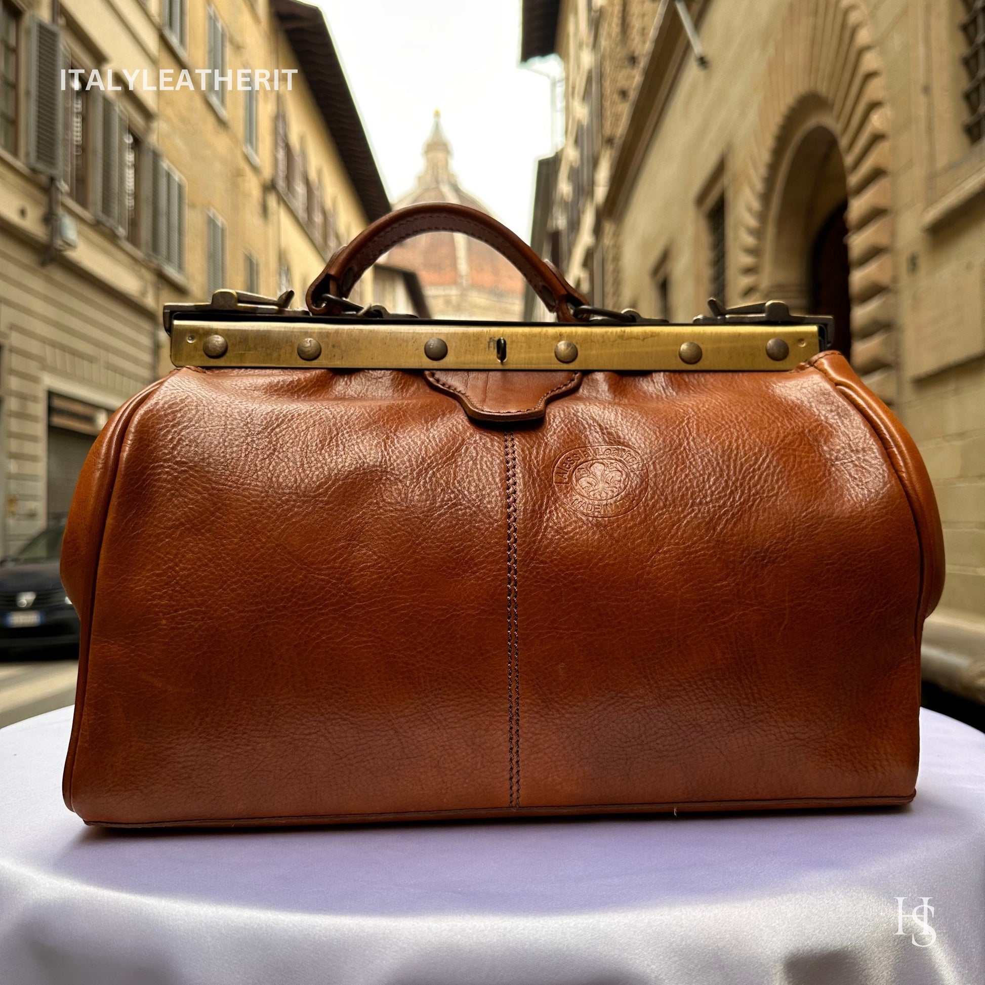 Italian Handmade Leather Medical Bags Made in Italy | | Leather Doctor Bag Purse From Florence