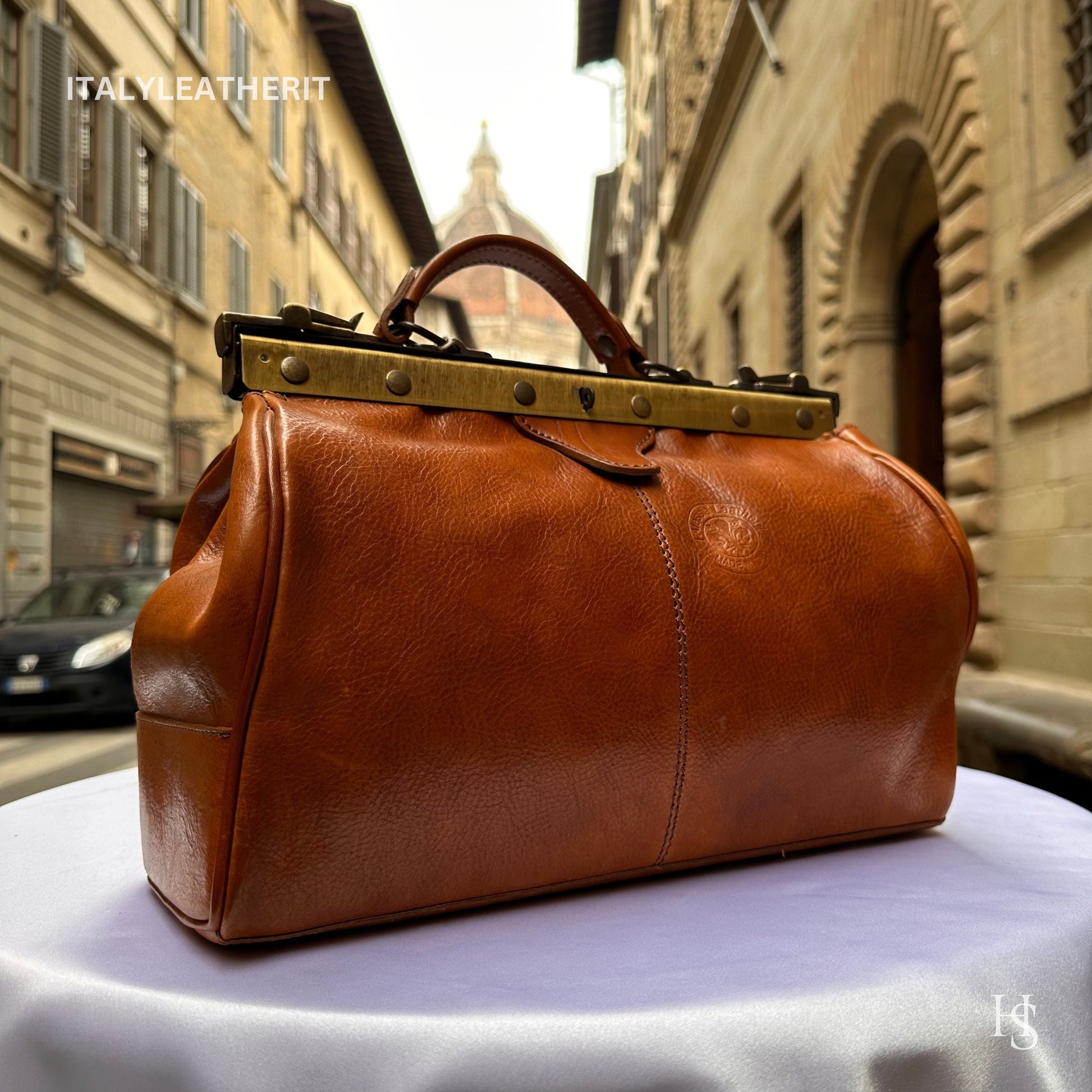 Italian Handmade Leather Medical Bags Made in Italy | | Leather Doctor Bag Purse From Florence