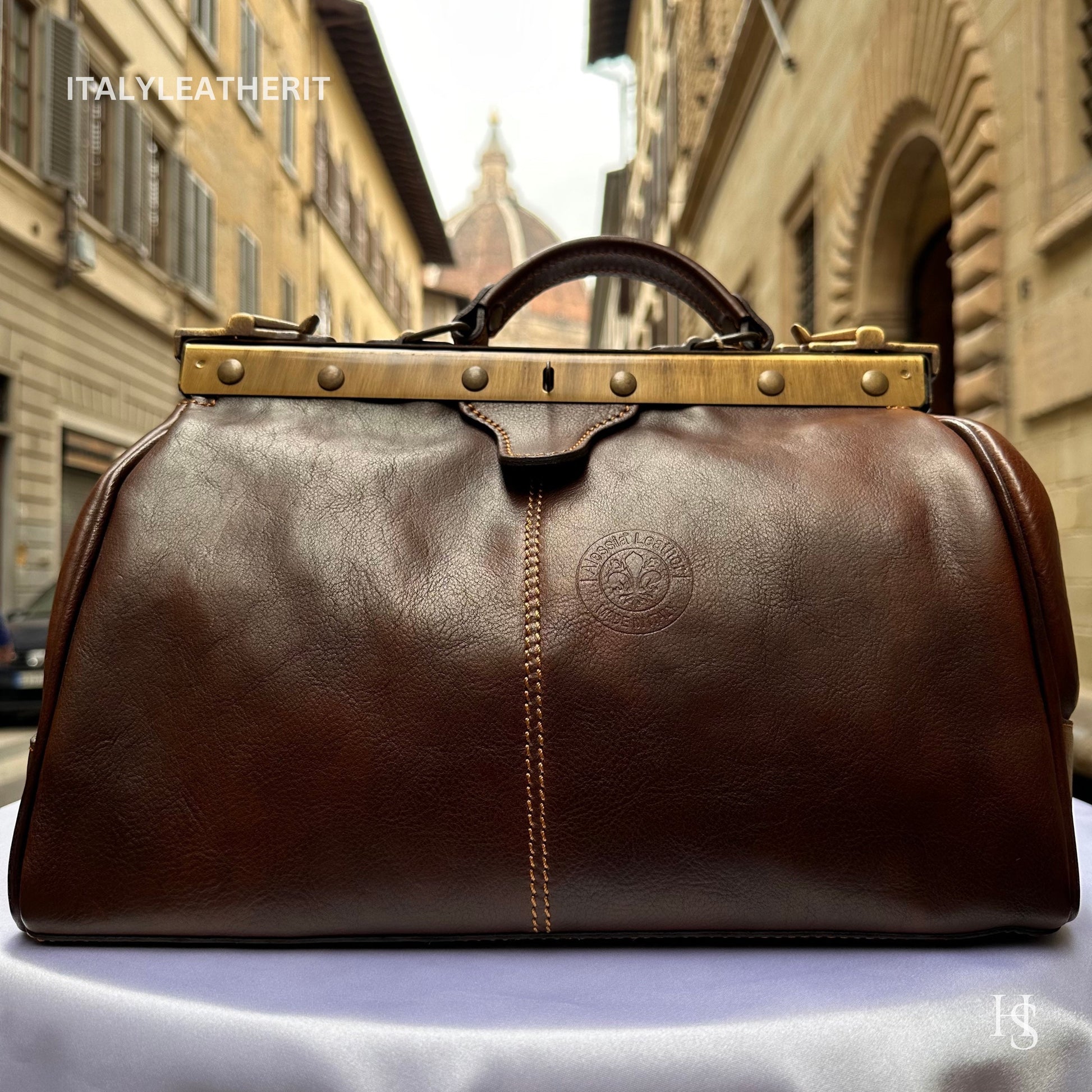 Italian Handmade Leather Doctor Bags | Medical Bag Purses | Made In Florence, Italy
