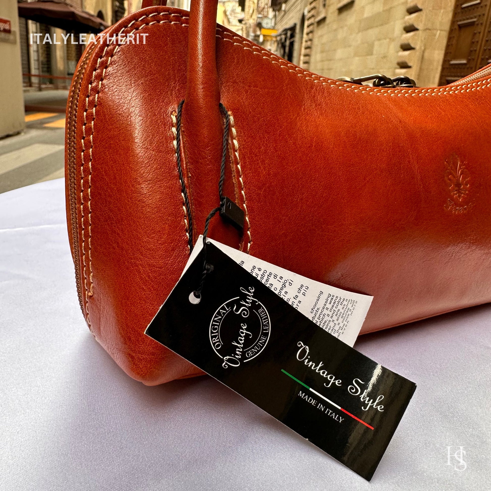 Italian Handmade Leather Bags For Woman l l Elegant Leather Tote From Florence