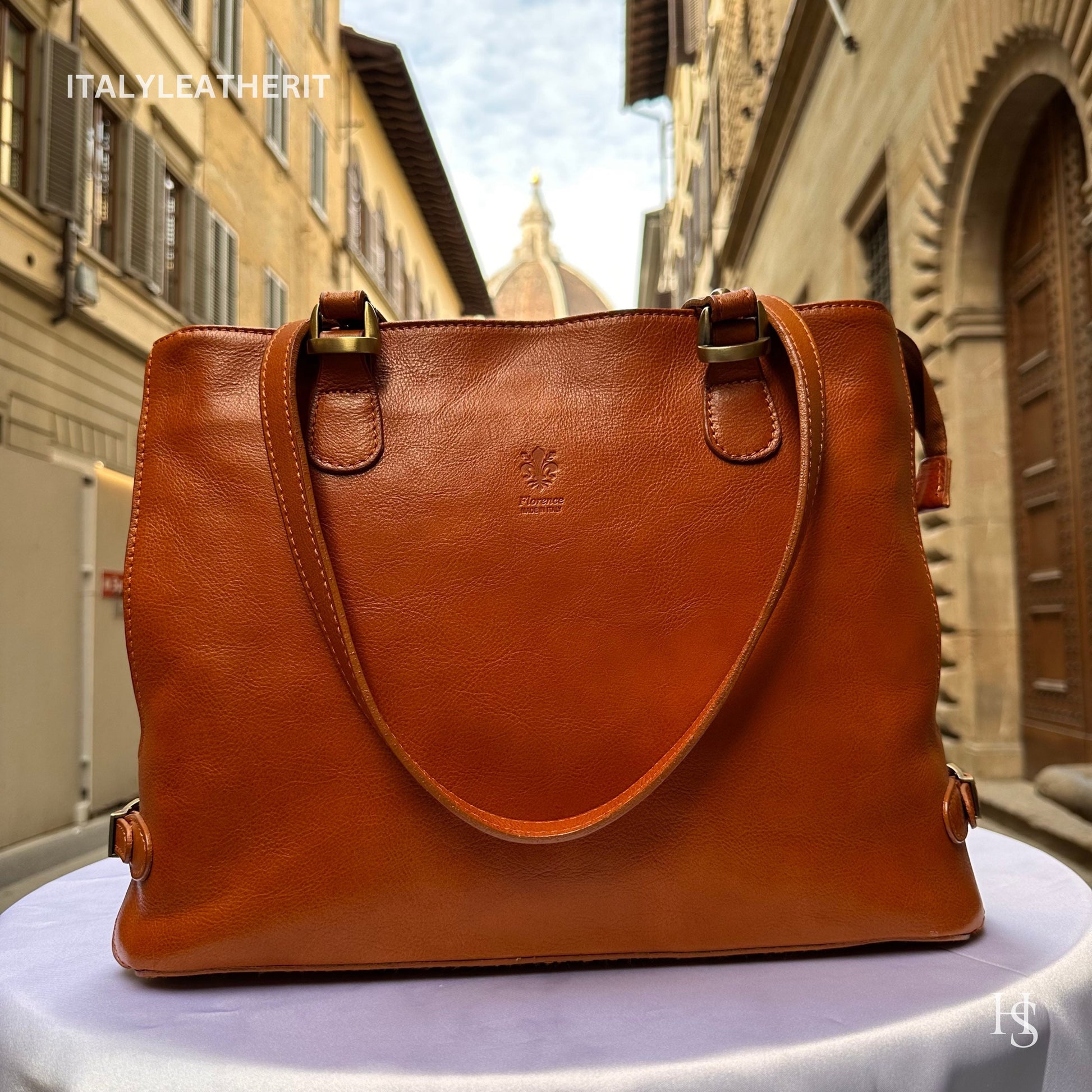 Italian Handmade Leather Bags For Women l Elegant Leather Tote From Florence, Shoulder bag, Perfect Gift For Her