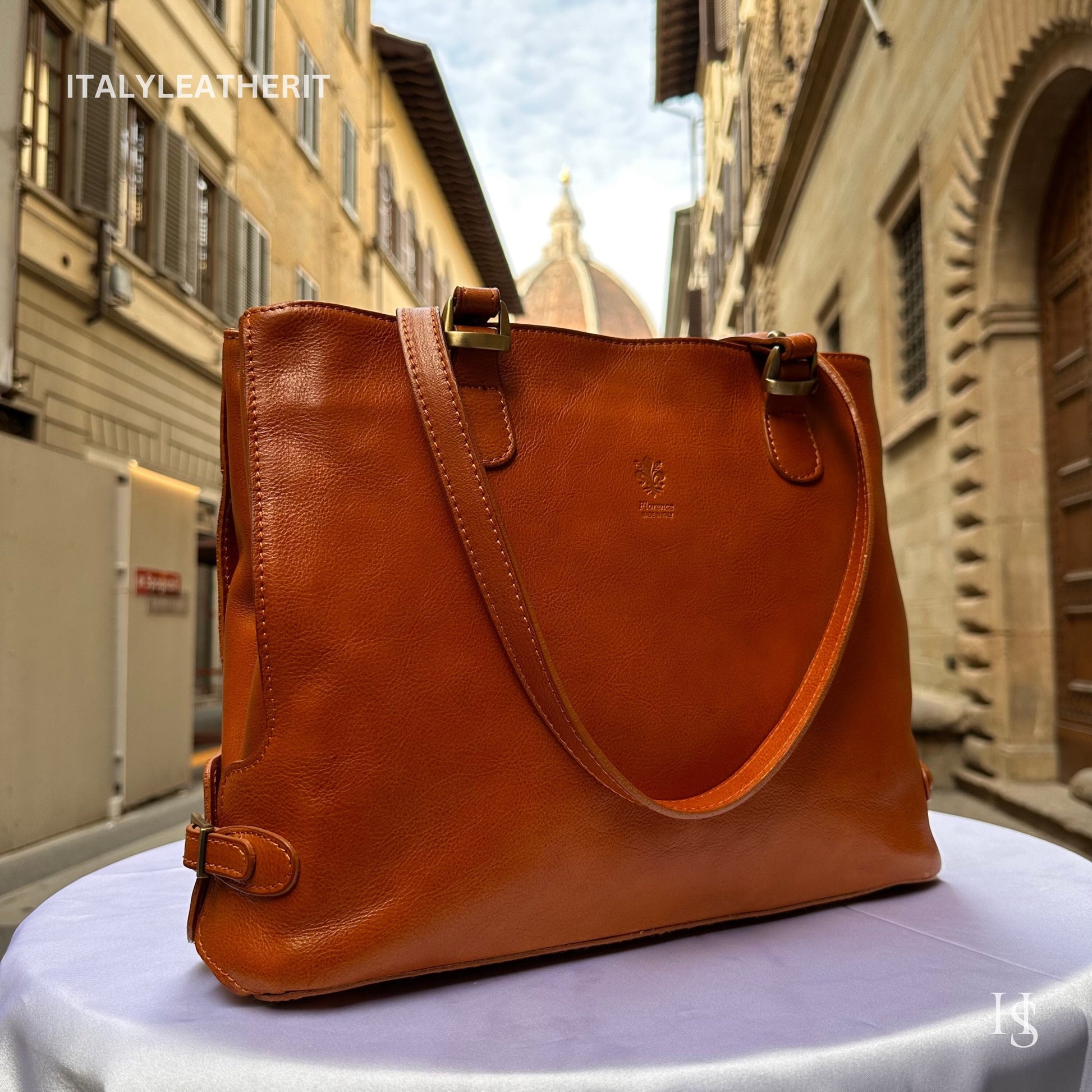 Italian Handmade Leather Bags For Women l Elegant Leather Tote From Florence, Shoulder bag, Perfect Gift For Her