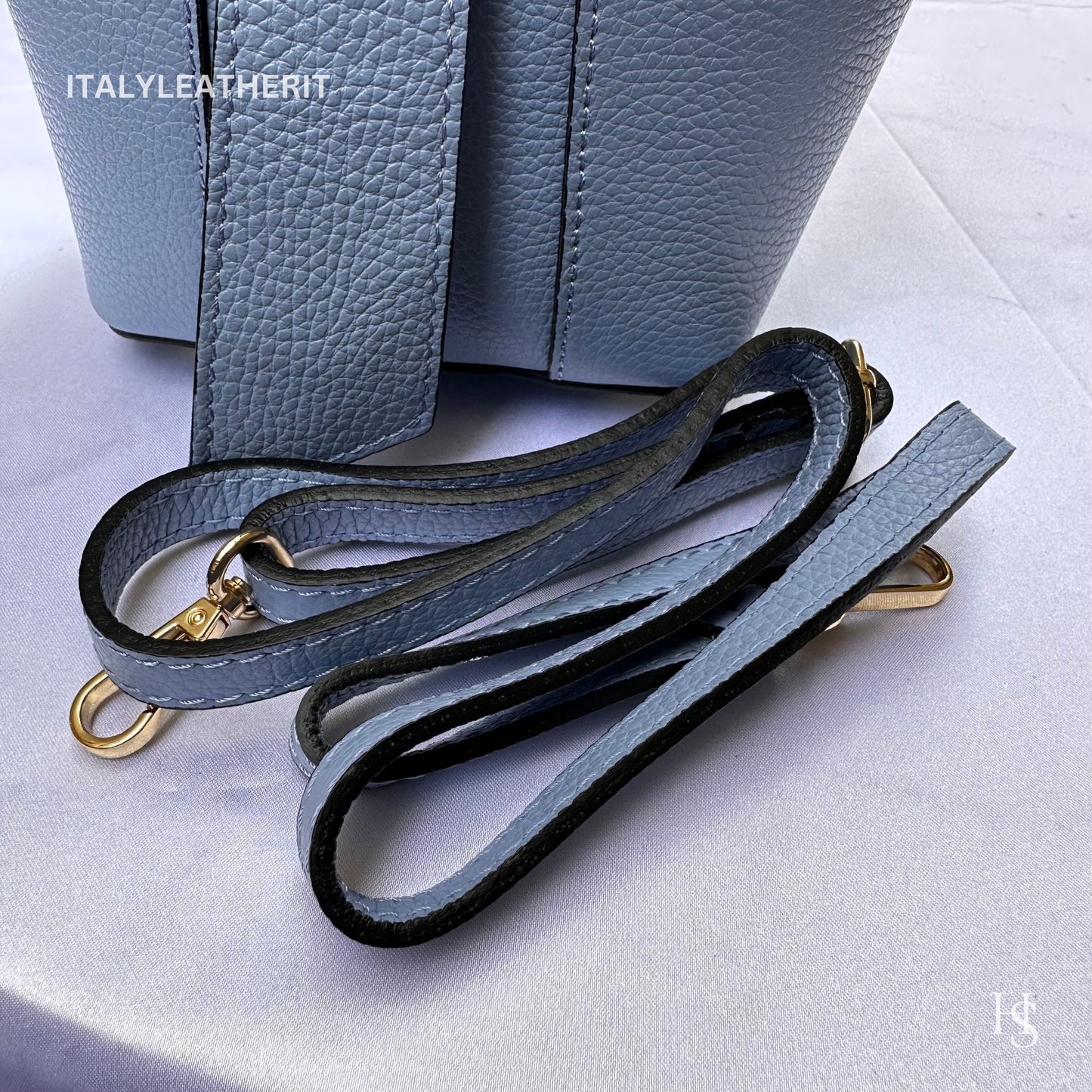 Italian Handmade Leather Bags For Woman l l Elegant Leather Tote From Florence, Bucket bag