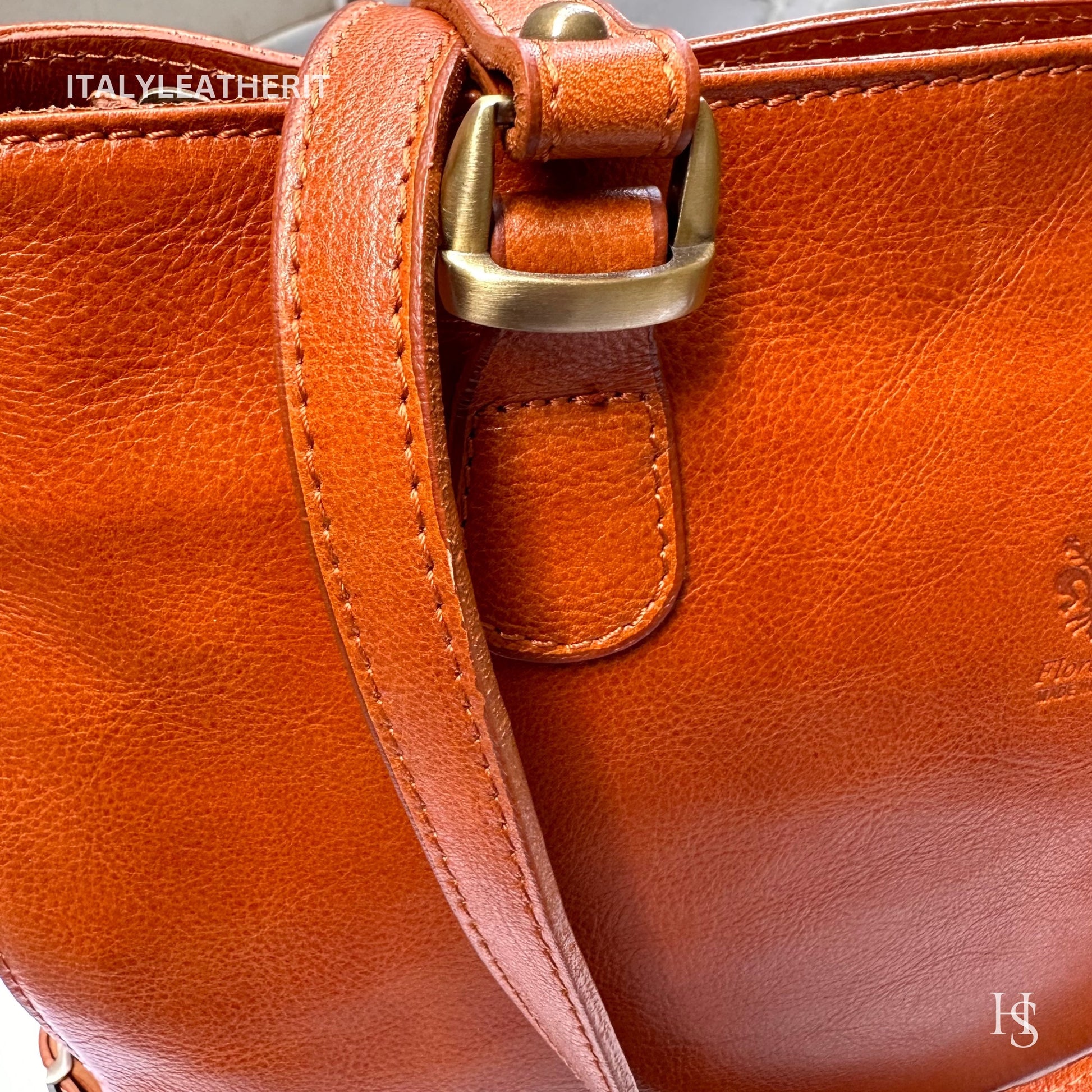 Italian Handmade Leather Bags For Women l Elegant Leather Tote From Florence, Shoulder bag, Perfect Gift For Her