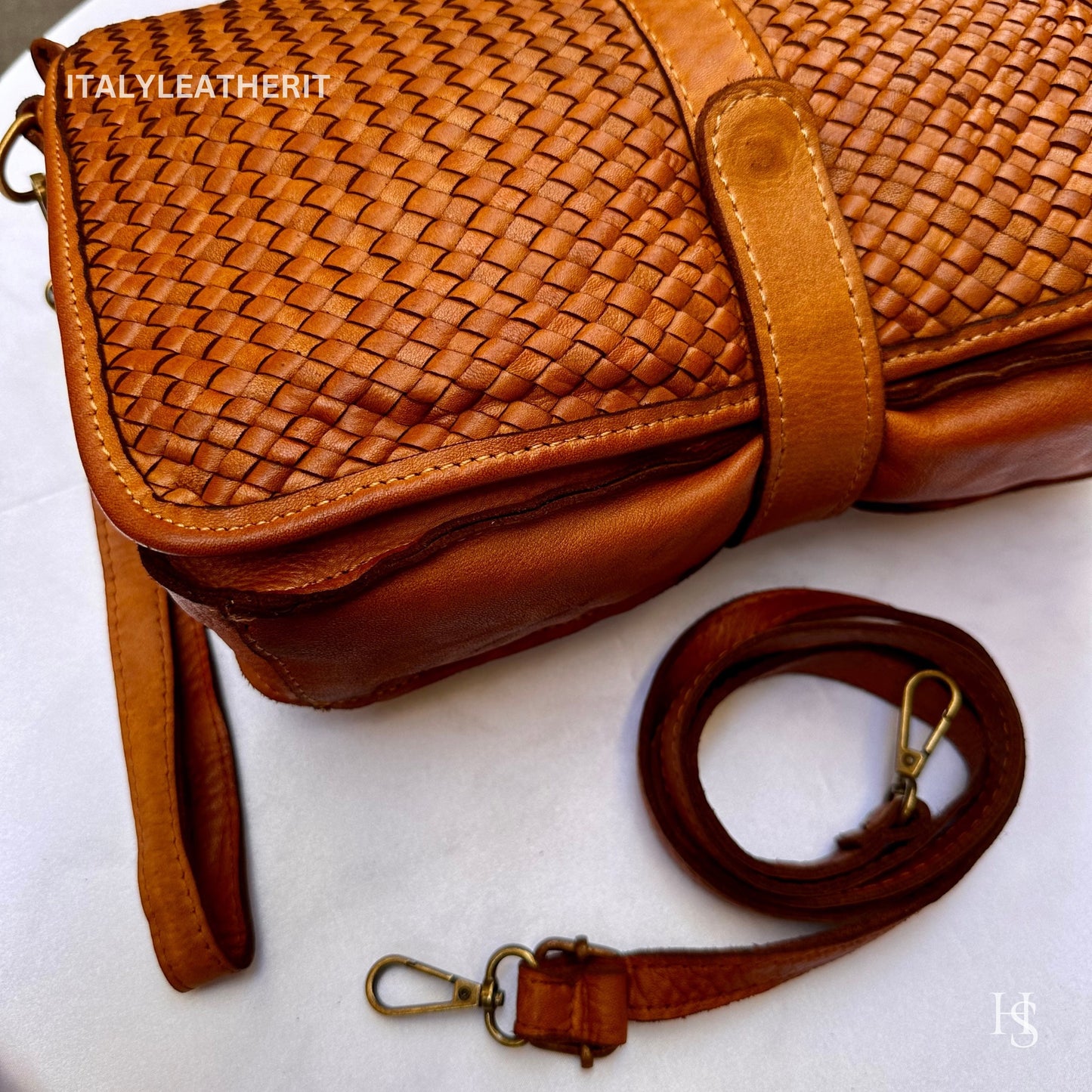 Italian Handmade Soft Leather Bags For Woman l l Soft Leather From Florence ll Intricate Weaving Made In Italy
