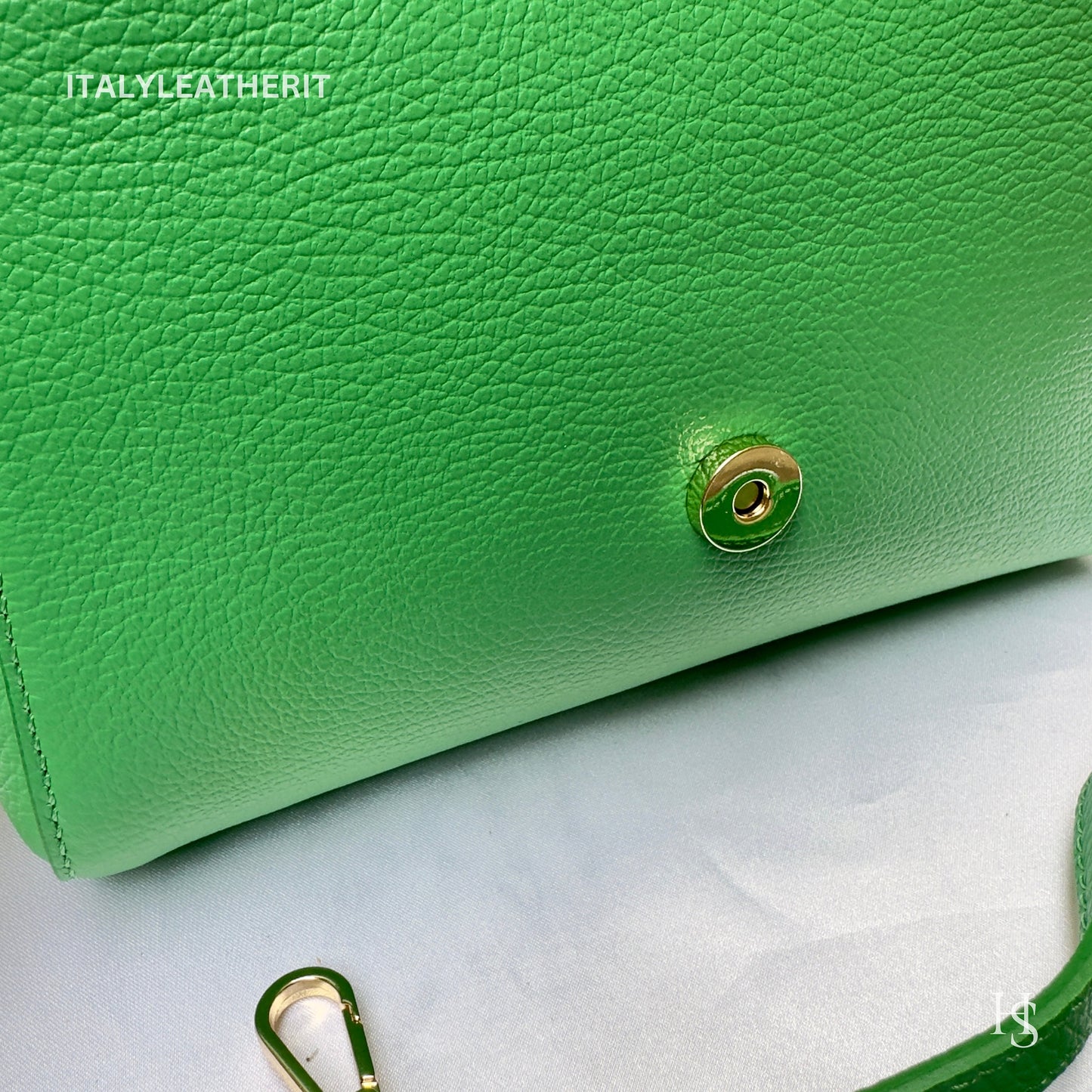 Florentine Handmade Leather Tote Bag for Women - Spacious & Stylish (Green) - perfect Gift for her