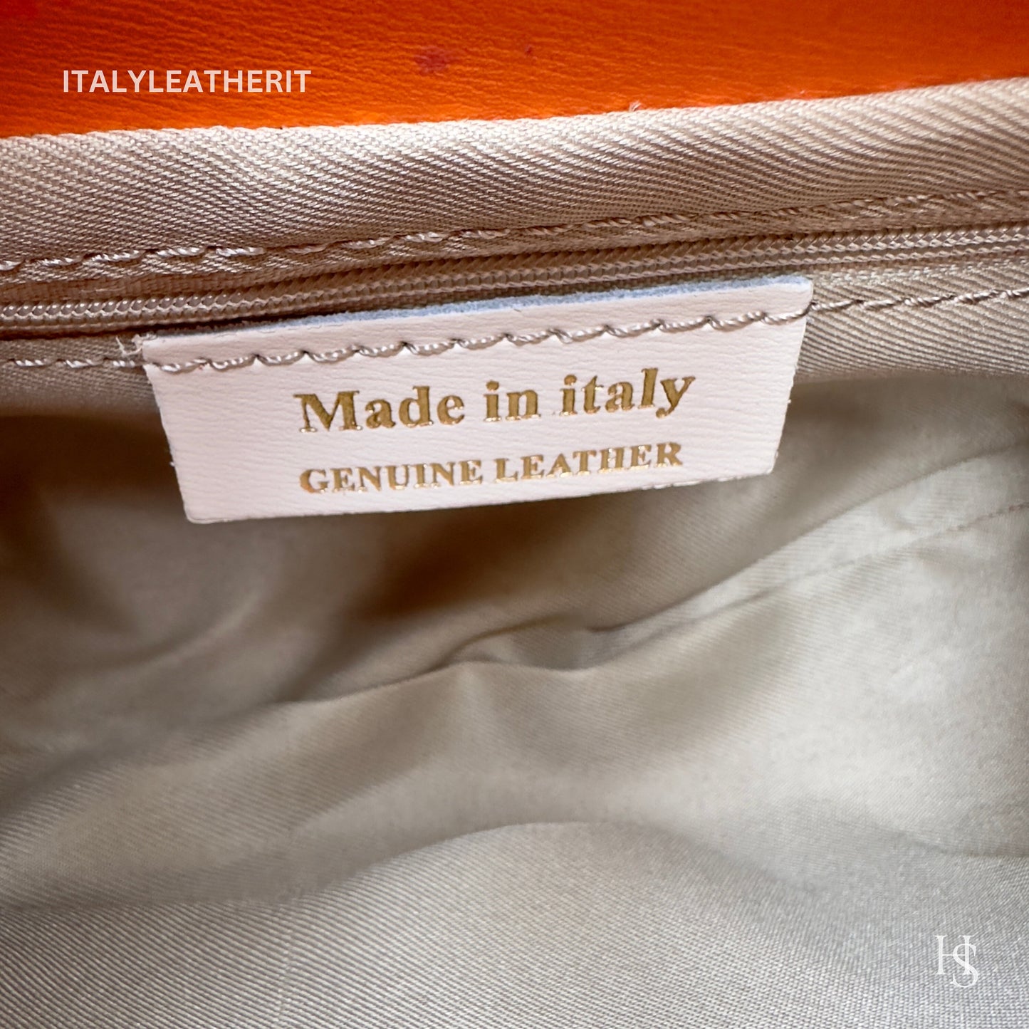 Italian Handmade Leather Bags For Women | Elegant Orange Leather Tote From Florence, Shoulder Bag