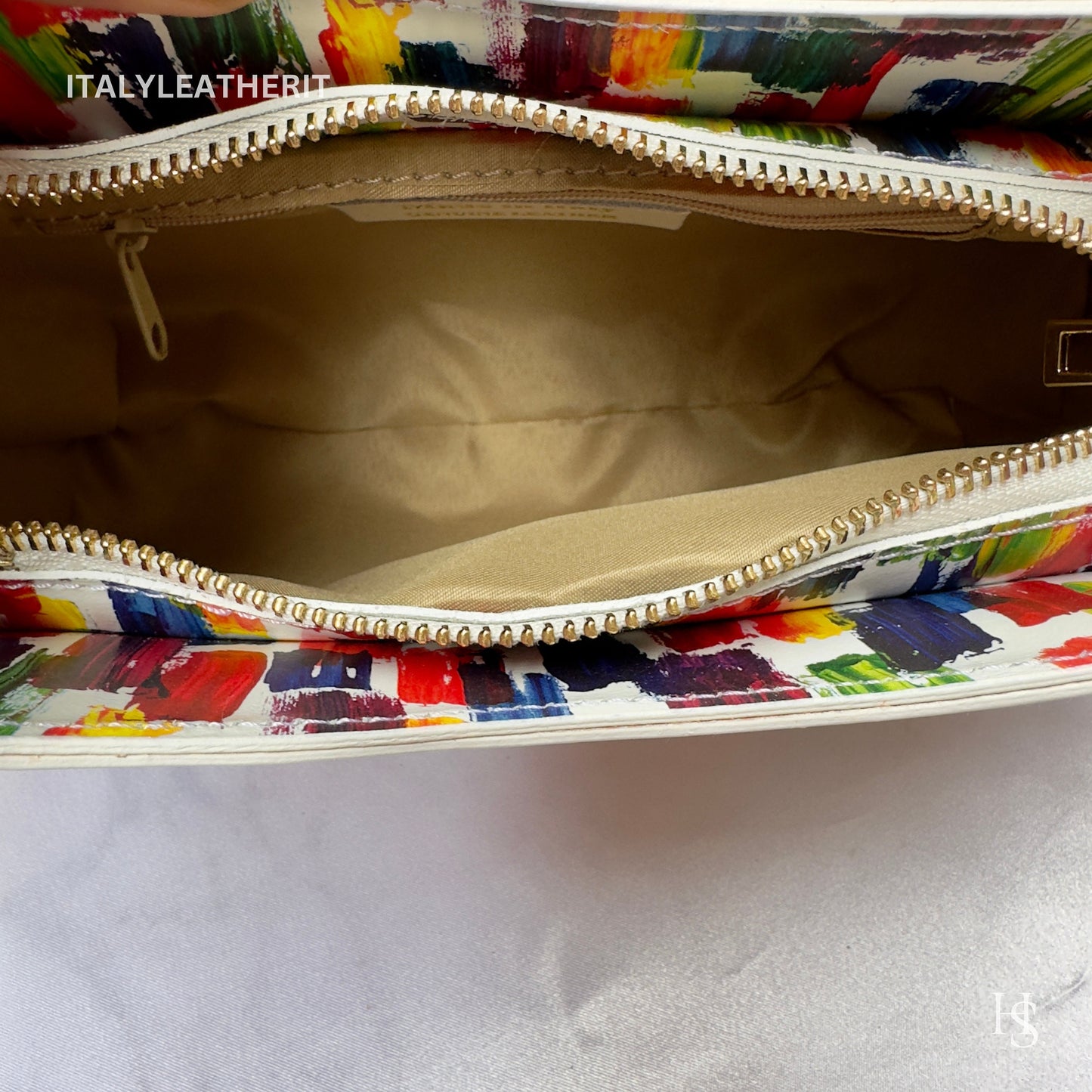 Italian Handmade Leather Bags For Women | Elegant Multicolor Leather Shoulder Tote From Florence