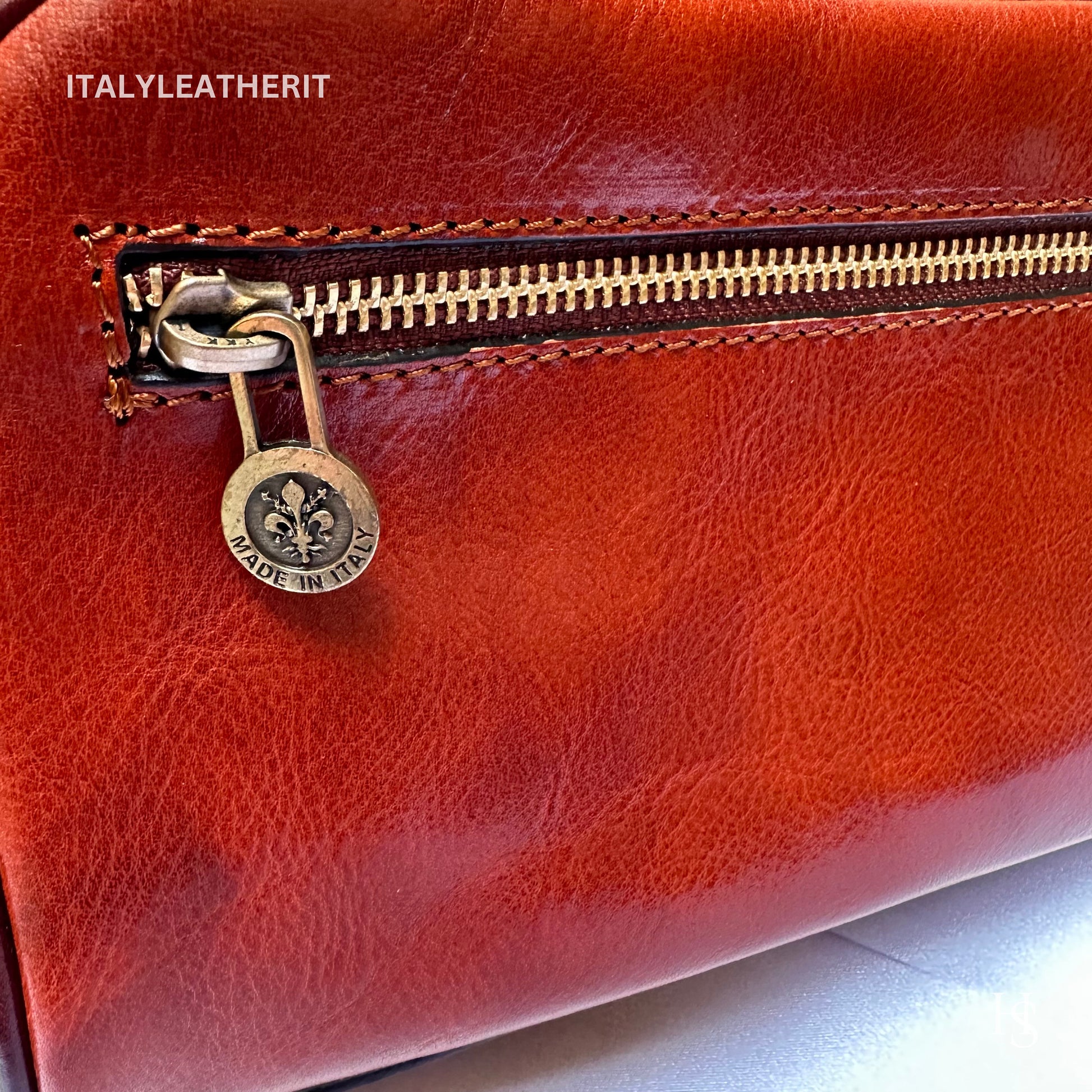 Italian Handmade Italian Leather Toiletry Unisex from Florence ll Made In Italy,leather dopp kit