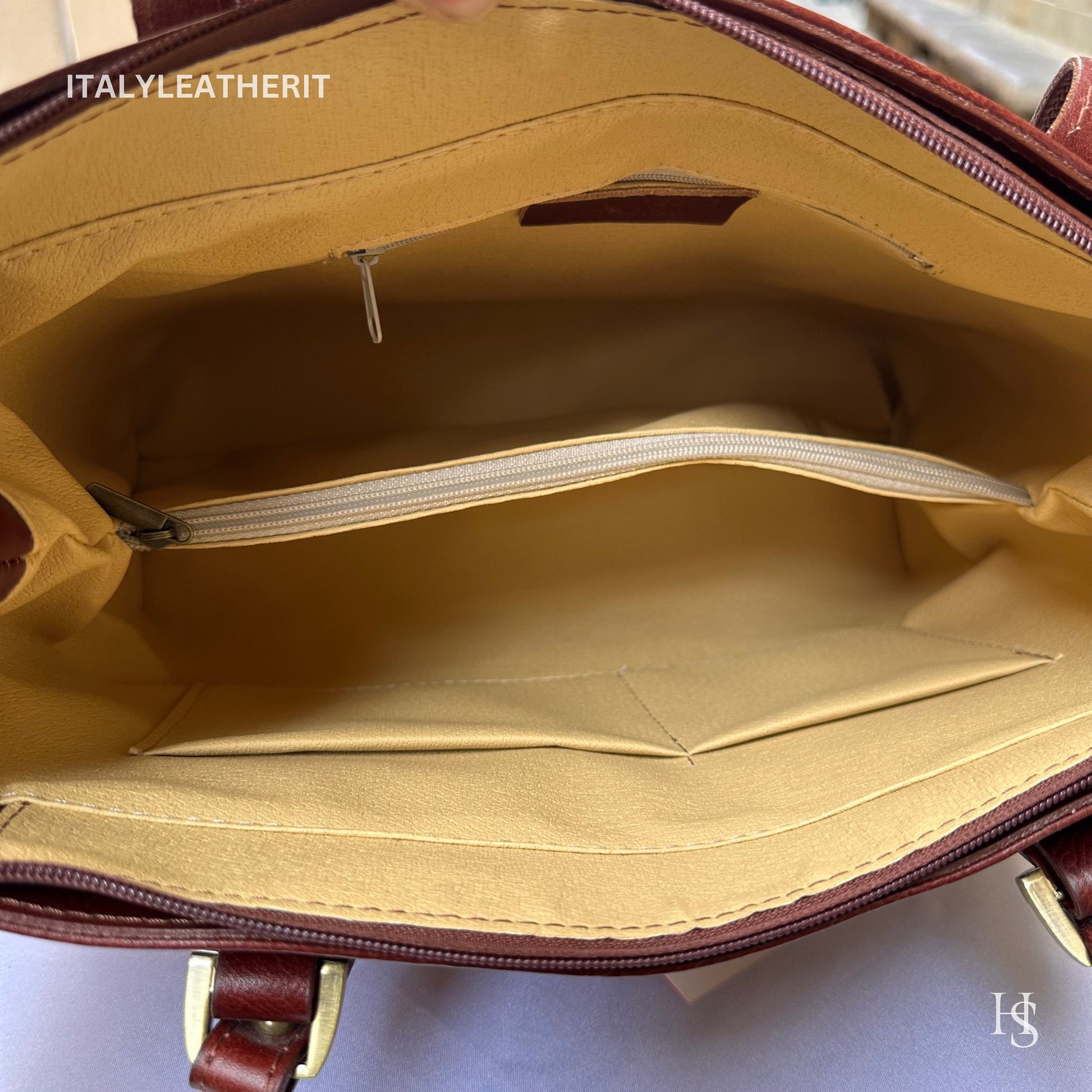 Italian Handmade Leather Bags For Women l l Elegant Leather Tote From Florence, the perfect gift for her, Full grain