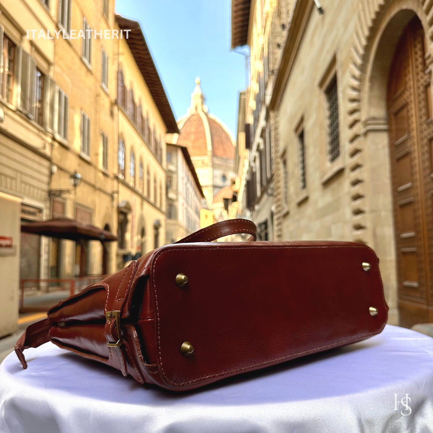 Italian Handmade Leather Bags For Women l l Elegant Leather Tote From Florence, the perfect gift for her, Full grain