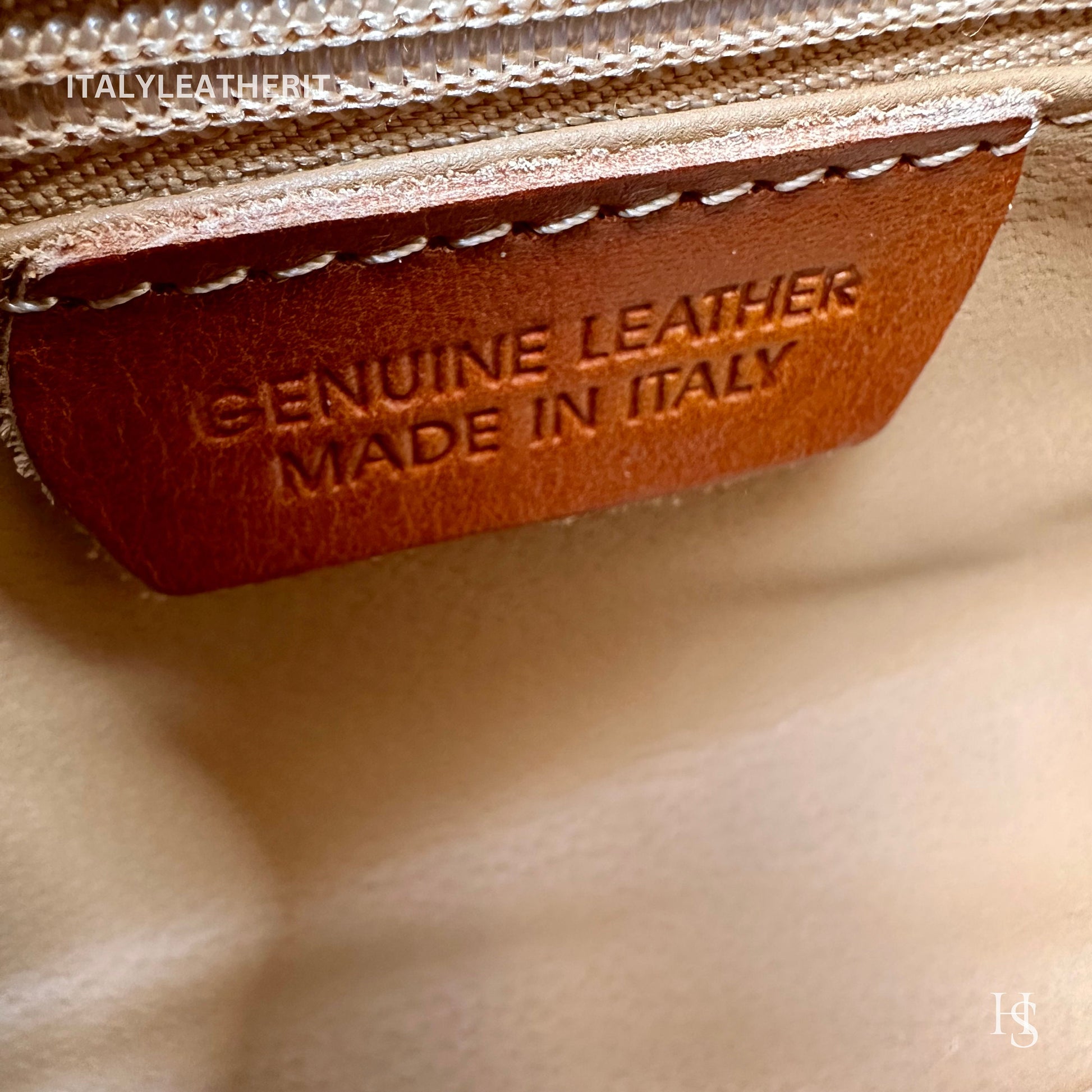 Italian Handmade Leather Bags For Woman l l Elegant Leather Tote From Florence, Brown shoulder bag