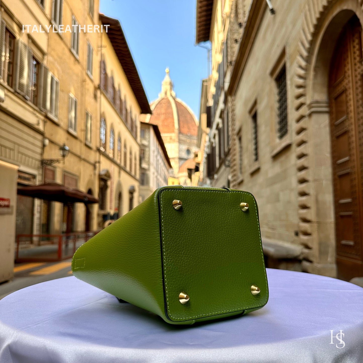 Italian Handmade Leather Bags For Woman l l Elegant Leather Tote From Florence, Bucket bag, Leather bag