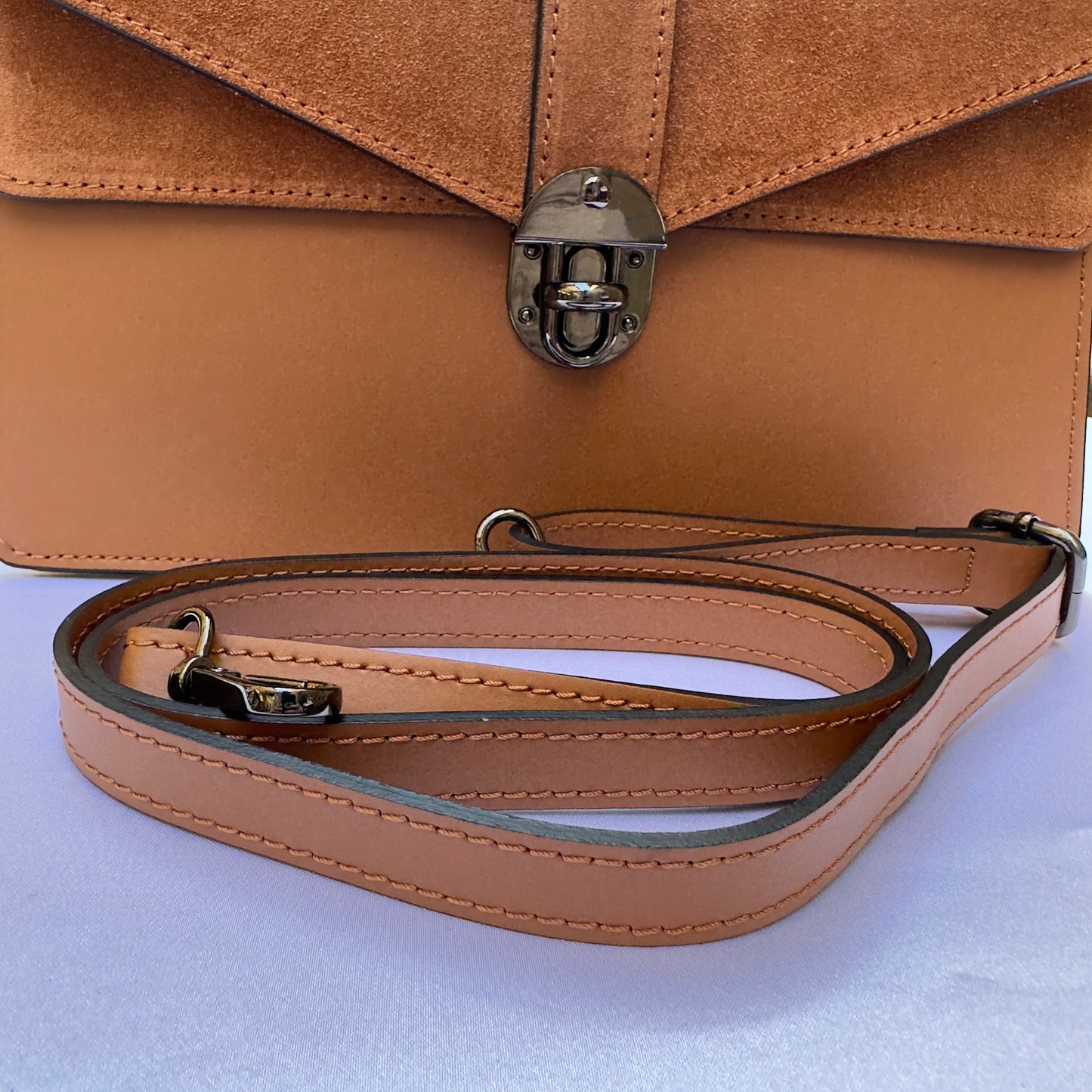 Italian Handmade Leather Bags For Woman l l Elegant Leather Tote From Florence, brown leather tote, Made in Italy