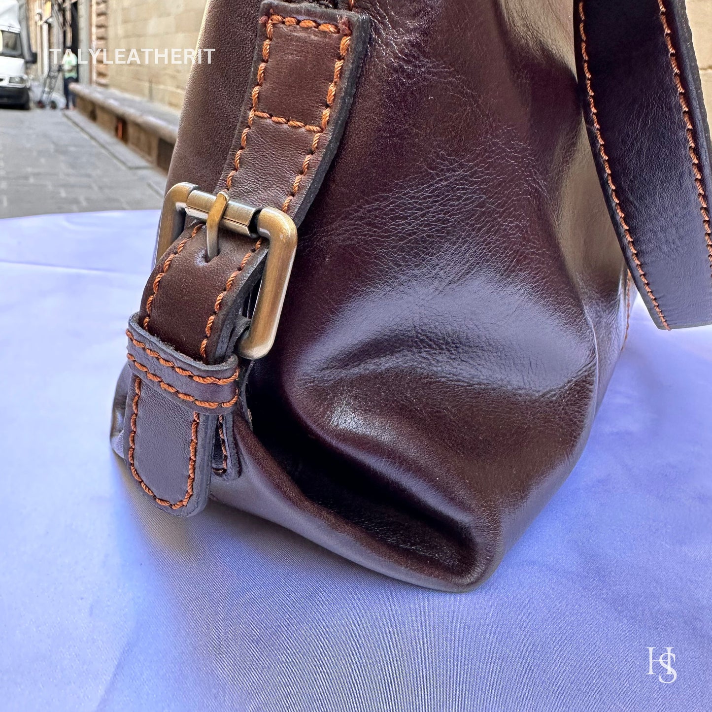 Italian Handmade Leather Bags For Women l l Elegant Leather Tote From Florence, Shoulder leather bag