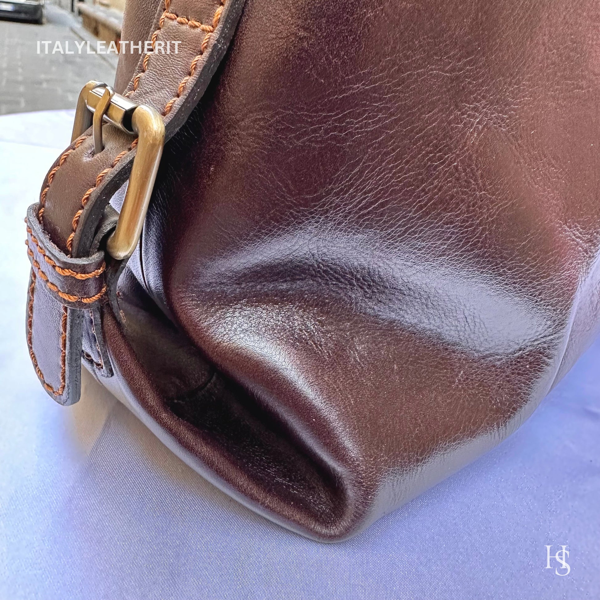 Italian Handmade Leather Bags For Women l l Elegant Leather Tote From Florence, Shoulder leather bag