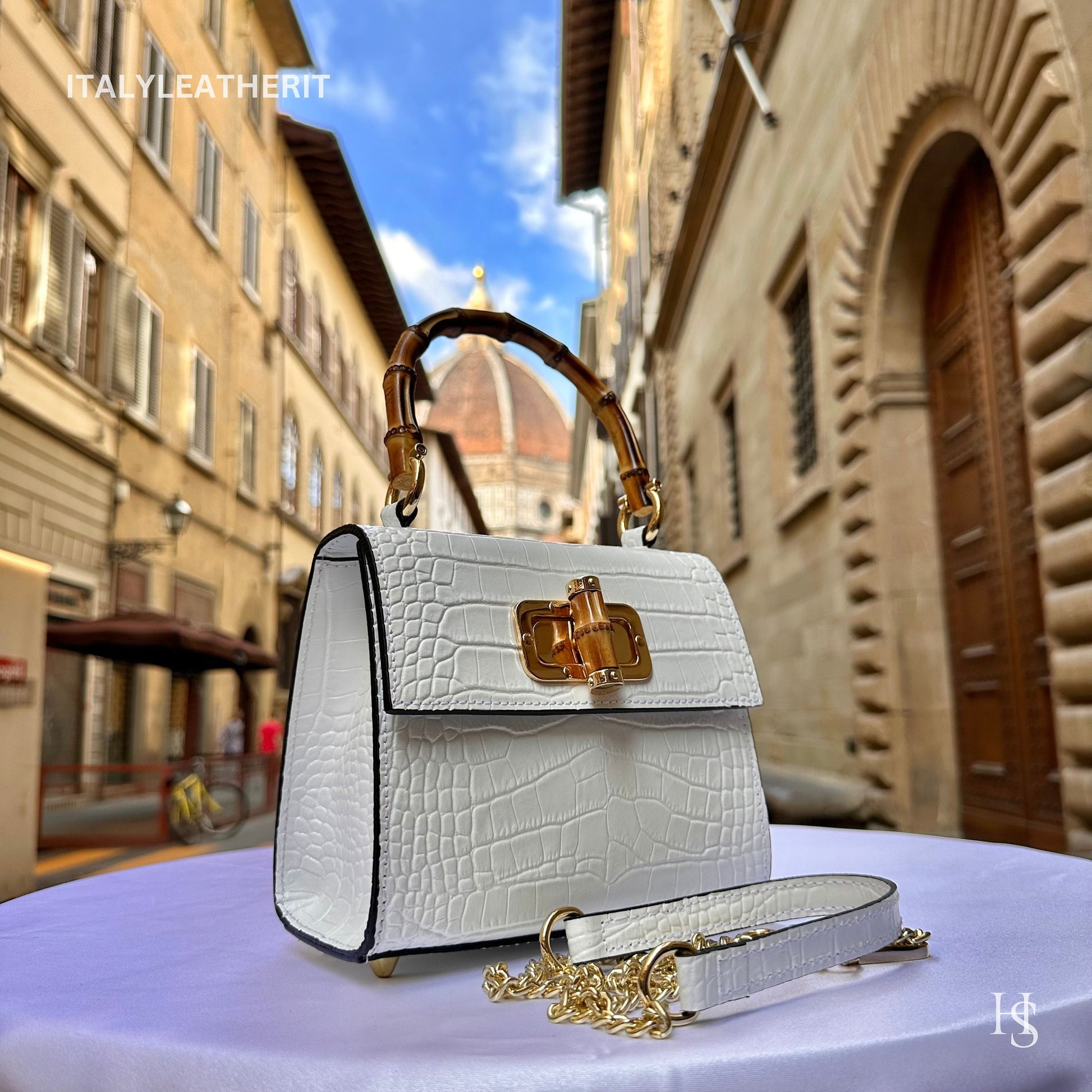 Italian Handmade Leather Bags For Woman l l Elegant Leather Tote From Florence