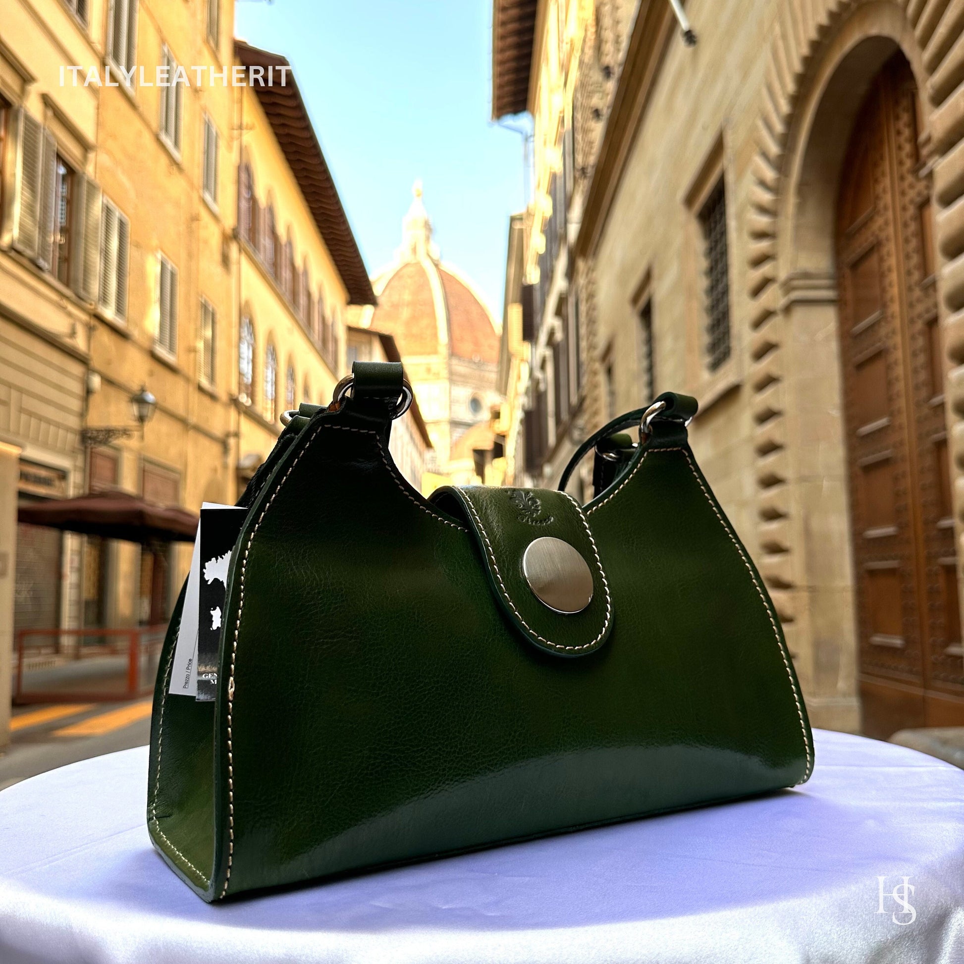 Italian Handmade Leather Bags For Woman l l Elegant Leather Tote From Florence, Made In Italy