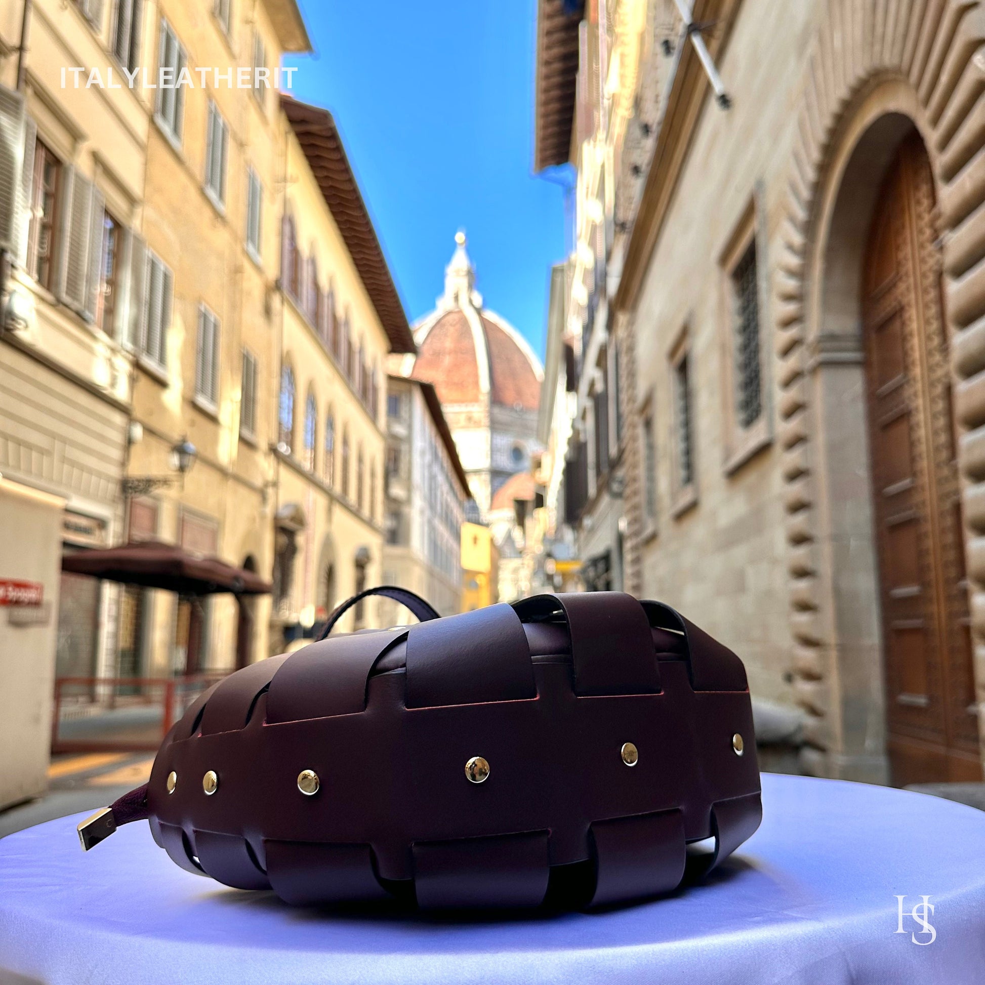 Italian Handmade Leather Bags For Woman l l Elegant Bordeaux Leather Tote From Florence
