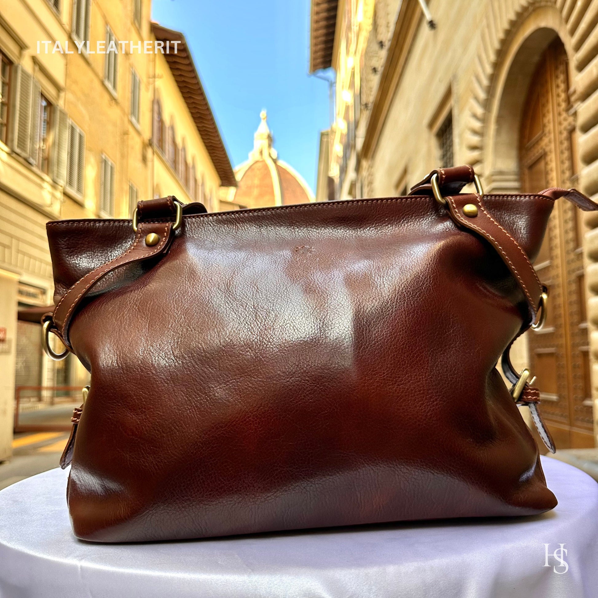 Italian Handmade Leather Bags For Woman l l Elegant Leather Tote From Florence