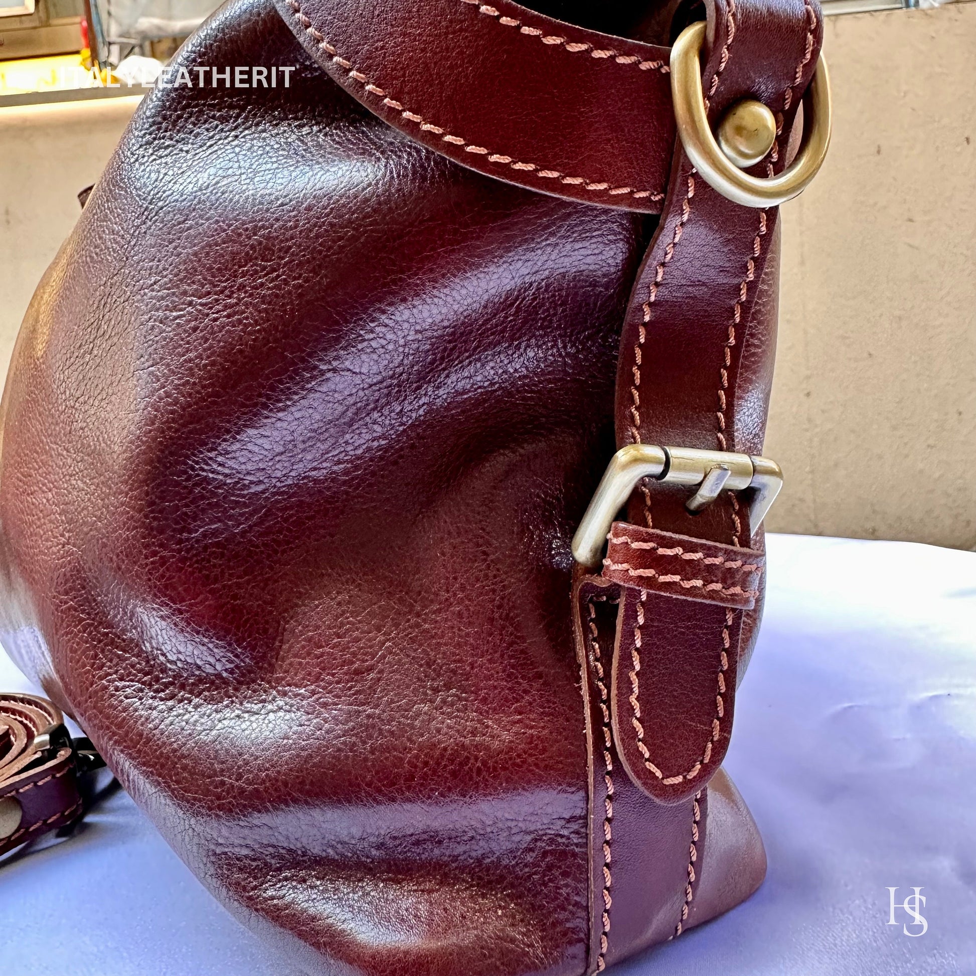 Italian Handmade Leather Bags For Woman l l Elegant Leather Tote From Florence