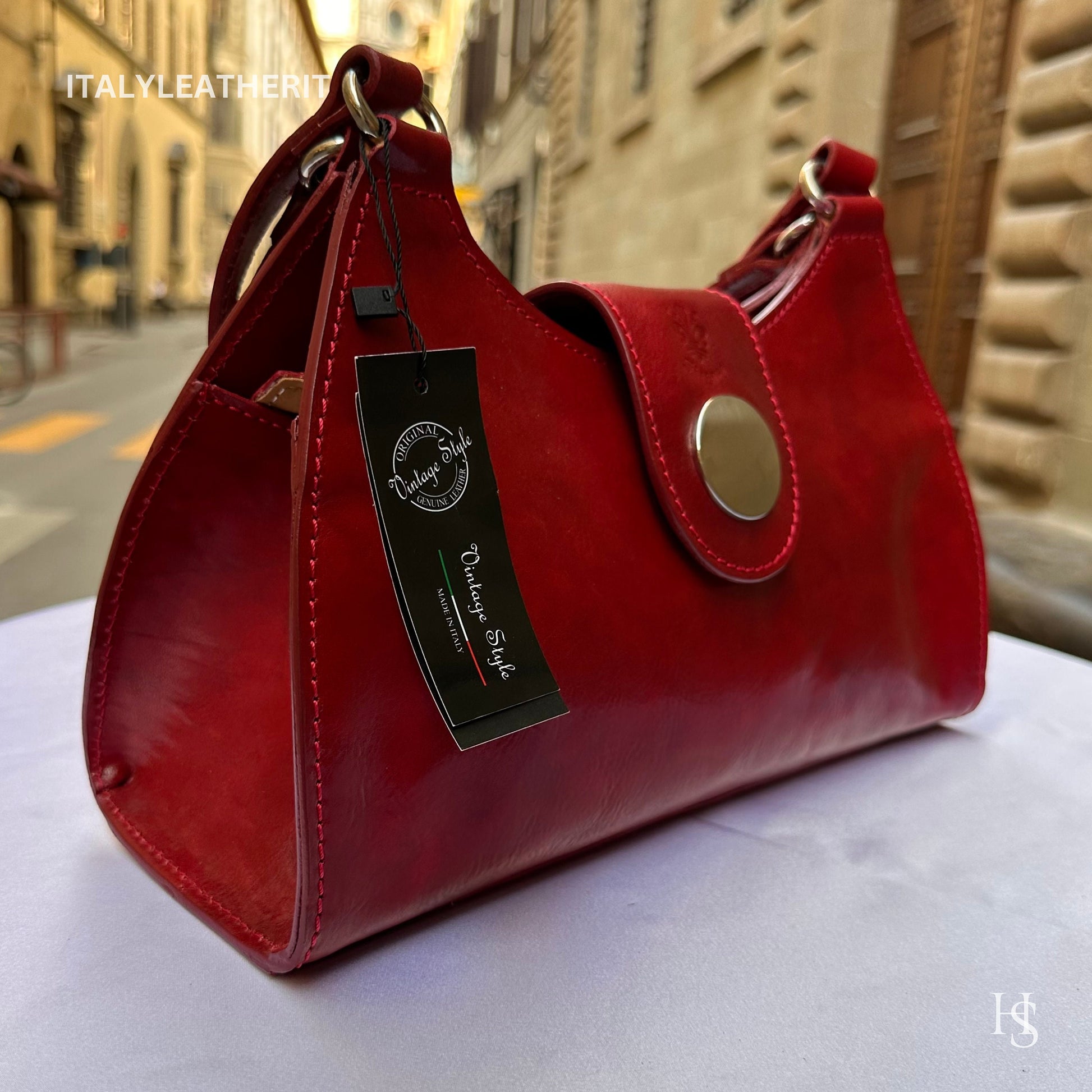 Italian Handmade Leather Bags For Woman l l Elegant Leather Tote From Florence
