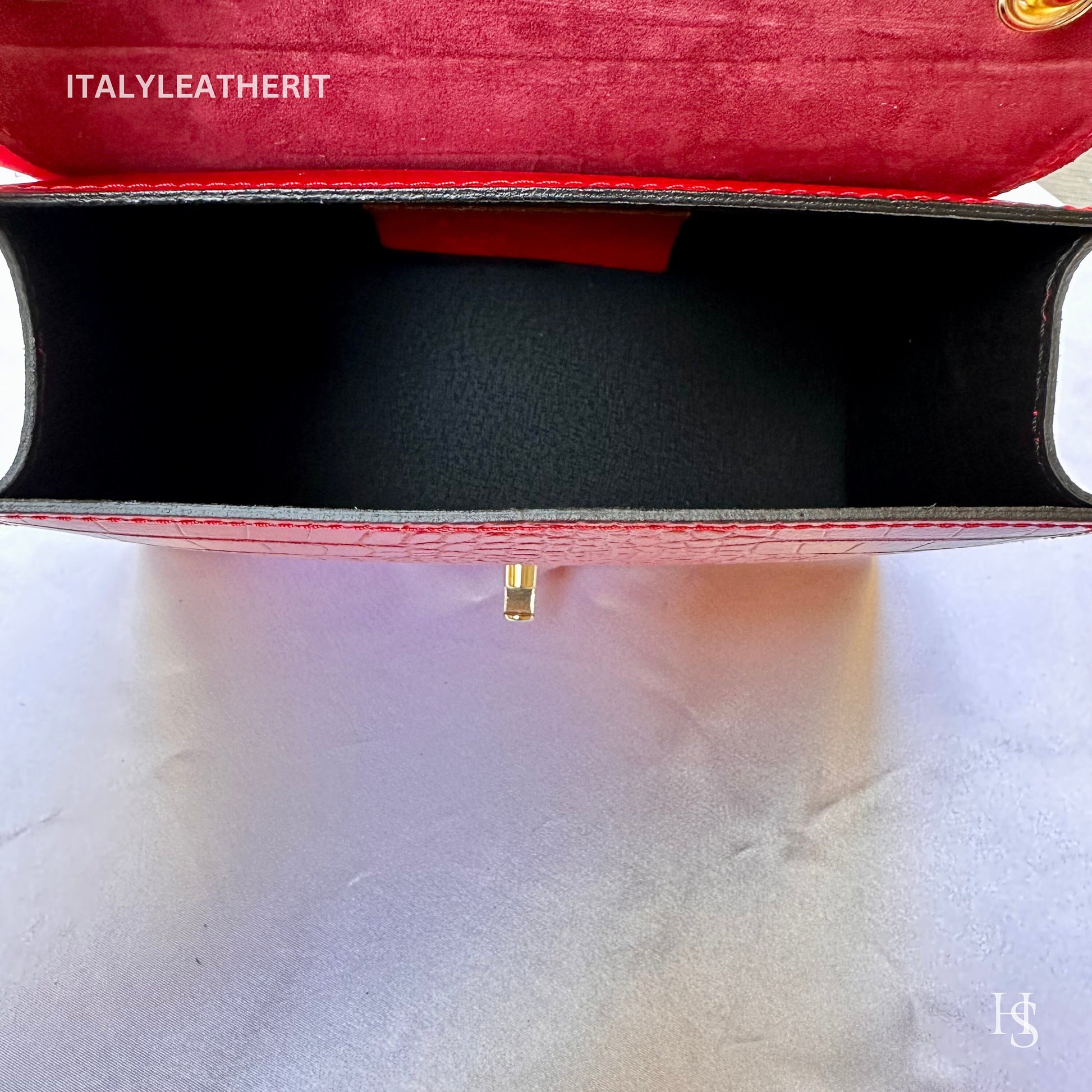 Italian Handmade Leather Bags For Women l l Elegant Leather Tote From Florence, red leather tote