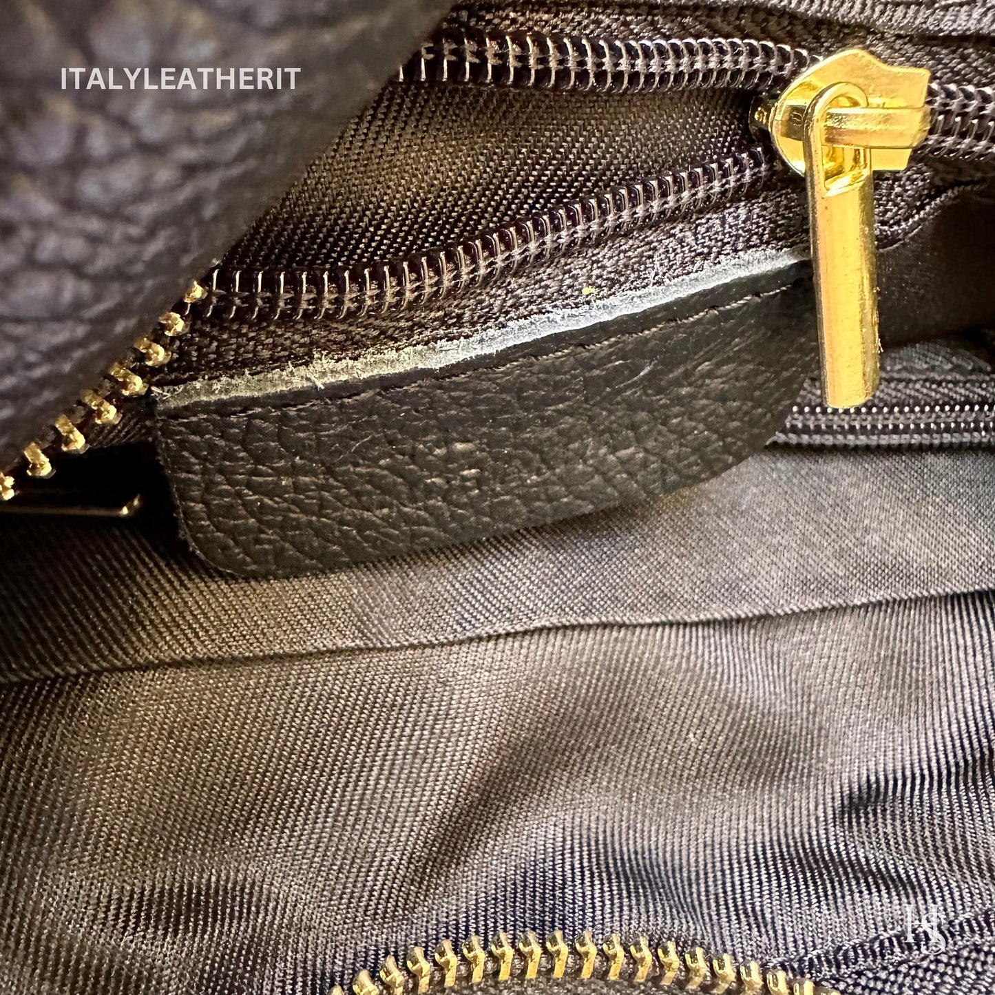 Italian Handmade Soft Leather Bags For Women l l Soft Leather From Florence l Made In Italy, Black shoulder bag