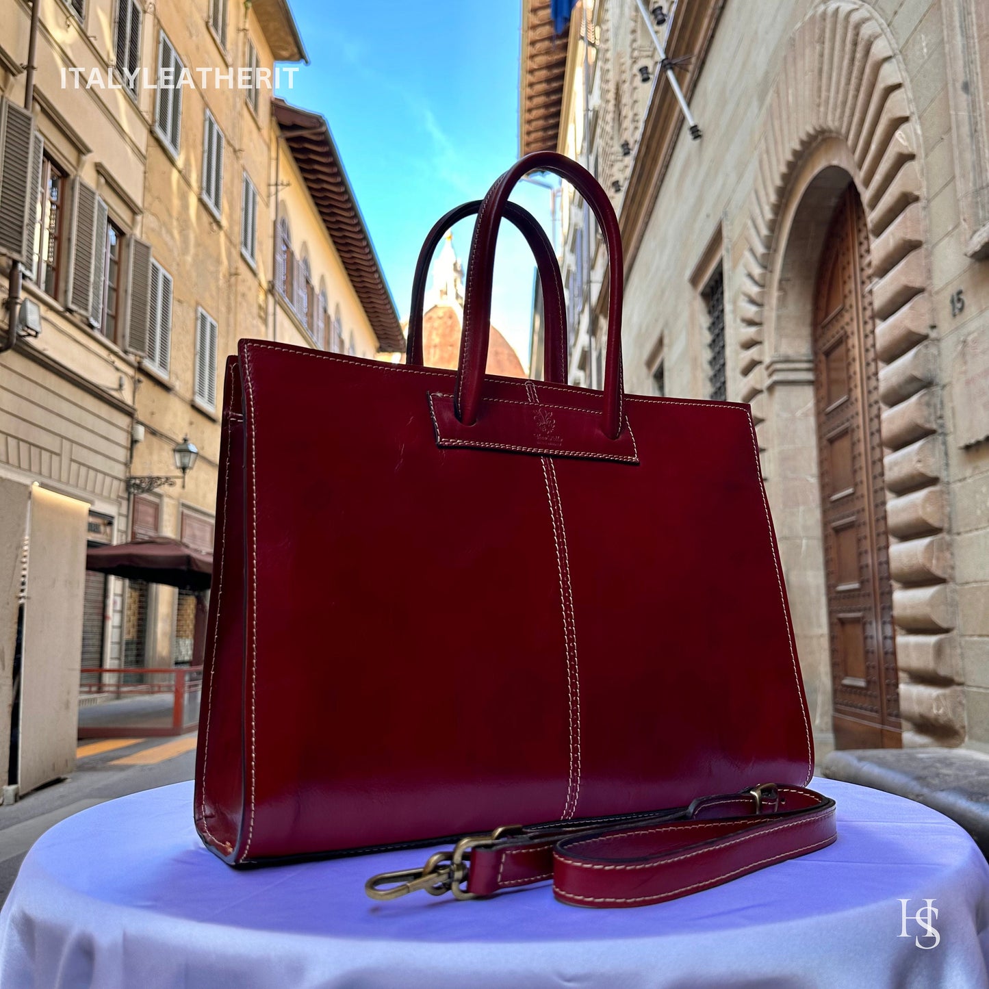 Italian Handmade Leather Bags for Woman from Florence | Made in Italy | Exquisite Style Unveiled, 14 Inch Laptop Bag