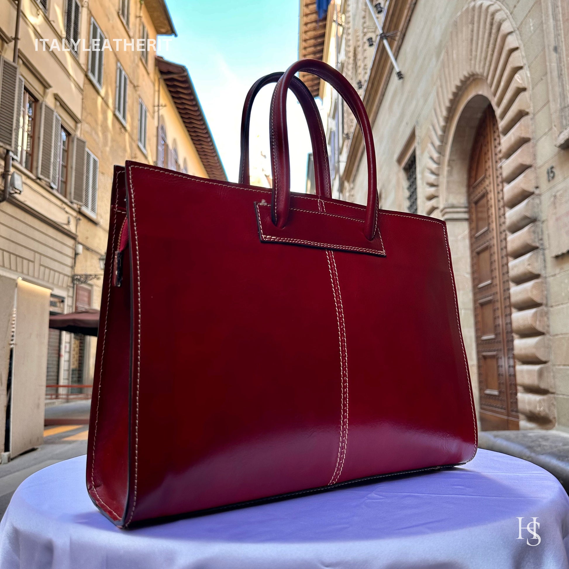 Italian Handmade Leather Bags for Woman from Florence | Made in Italy | Exquisite Style Unveiled, 14 Inch Laptop Bag