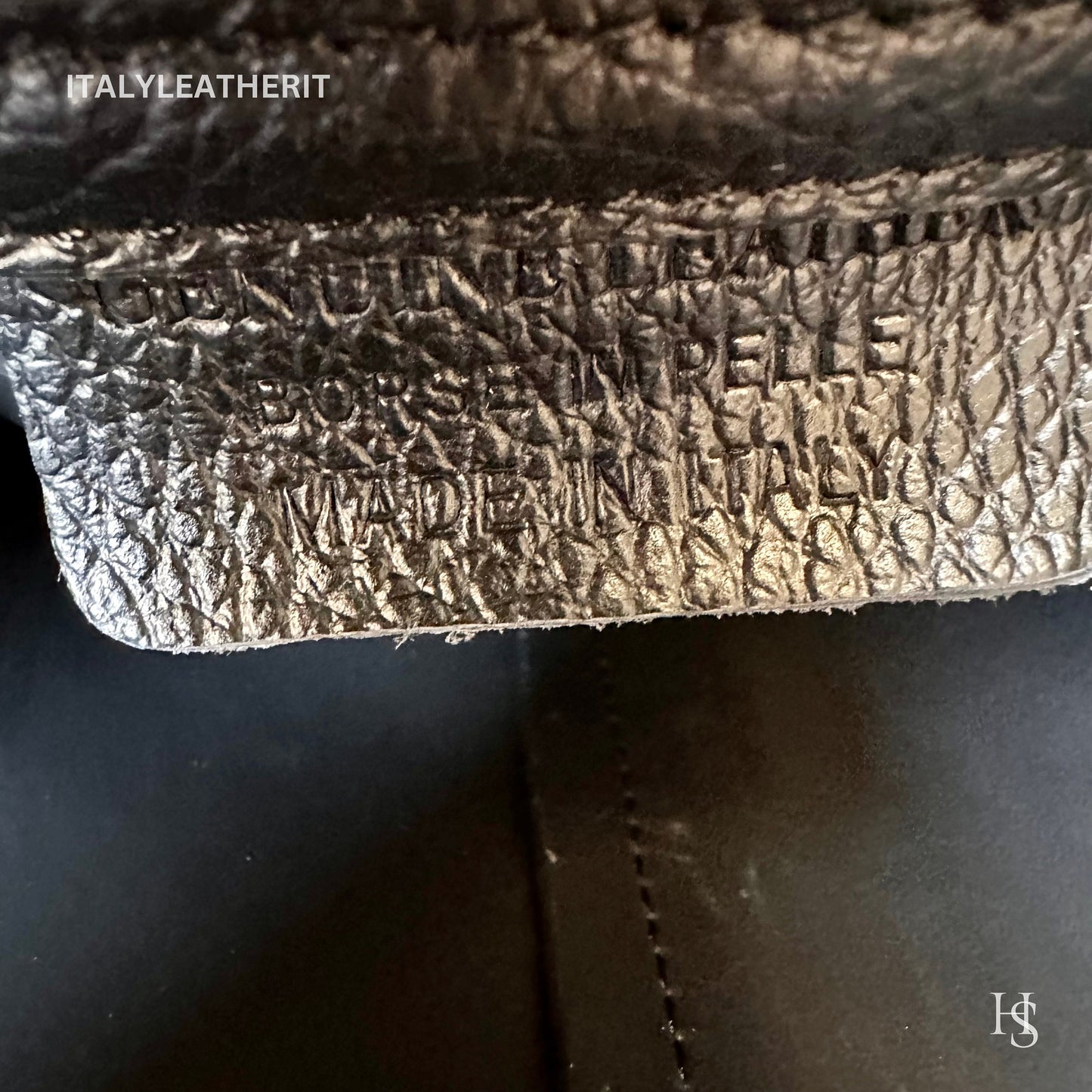 Italian Handmade Leather Bags For Woman l l Elegant Leather Tote From Florence || Made in Italy, black bucket bag