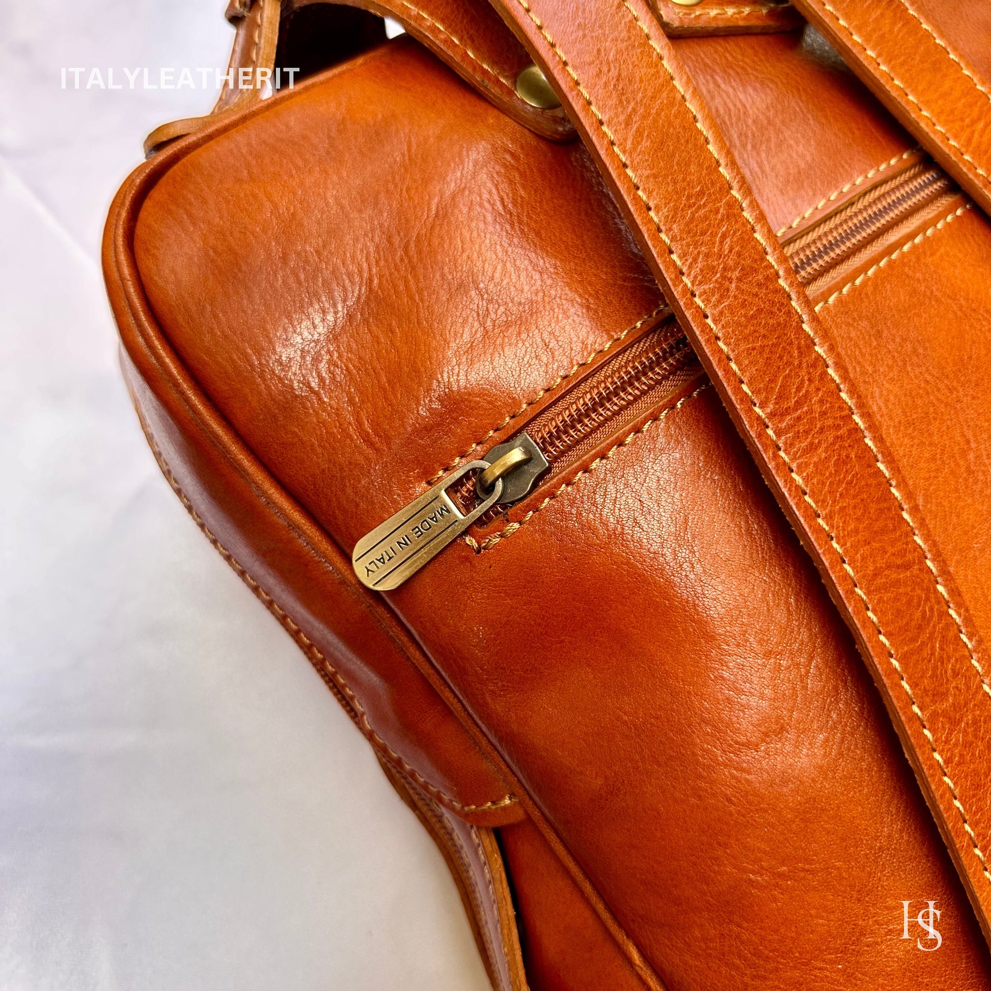 Italian Stylish Handmade Leather Backpack Unisex | Made in Italy Florence