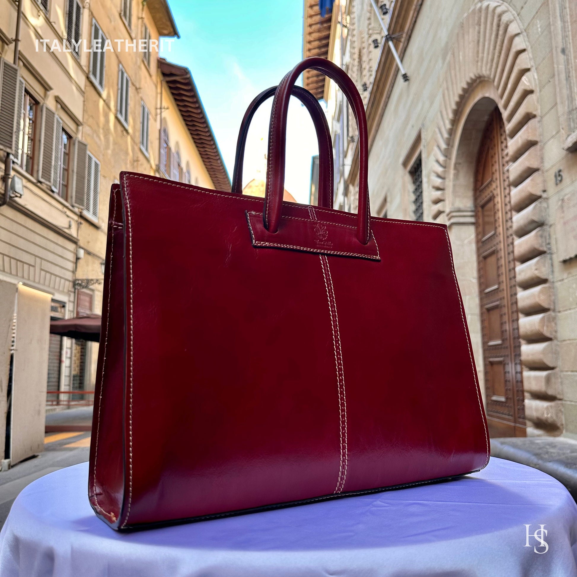 Italian Handmade Leather Bags for Woman from Florence | Made in Italy | Exquisite Style Unveiled, 14 Inch Laptop Bag