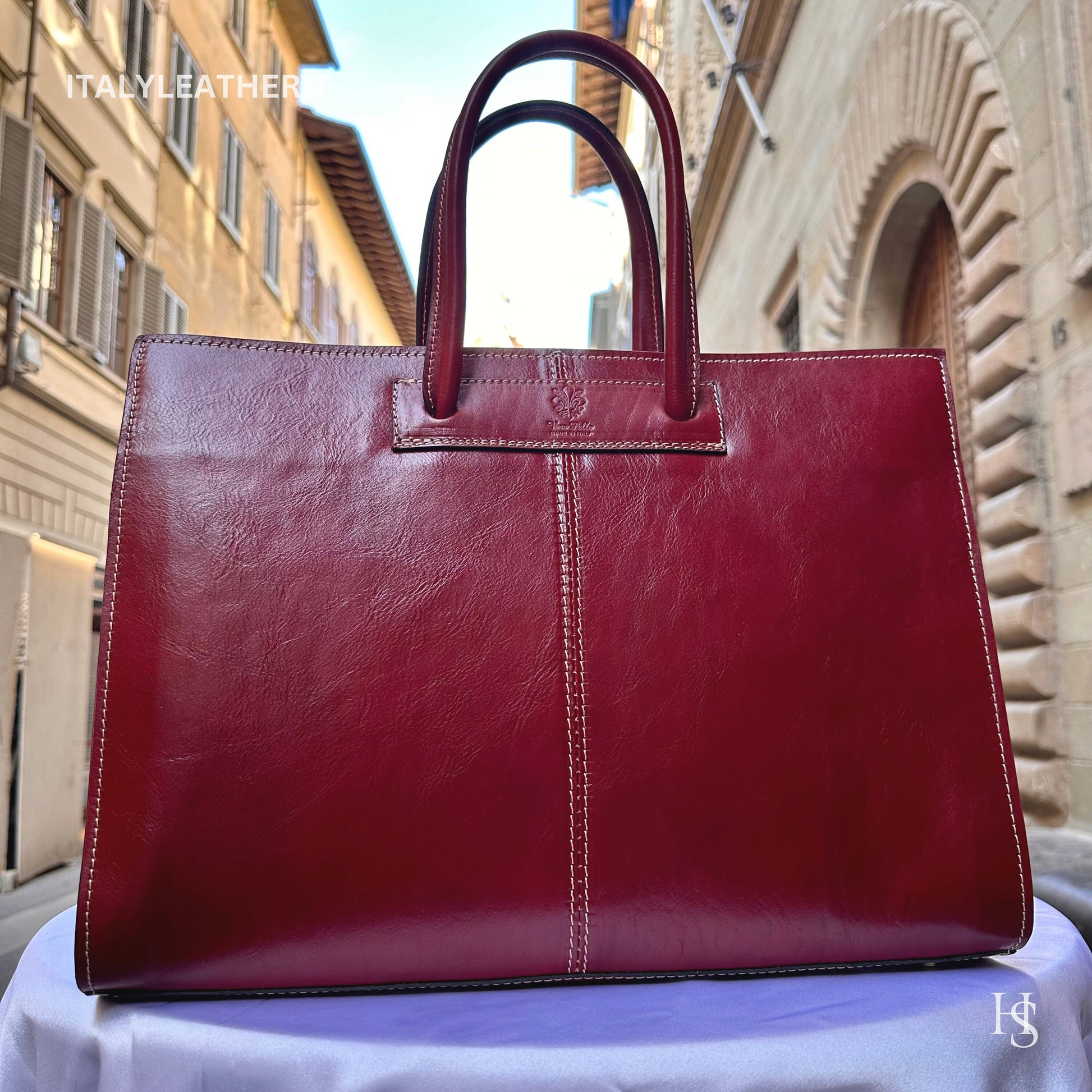 Italian Handmade Leather Bags for Woman from Florence | Made in Italy | Exquisite Style Unveiled, 14 Inch Laptop Bag
