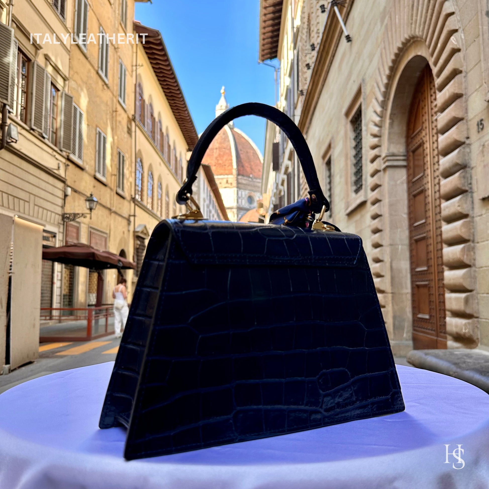 Italian Handmade Leather Bags For Woman | Elegant Leather Tote From Florence, Formal Event Totes, Luxury Handbags