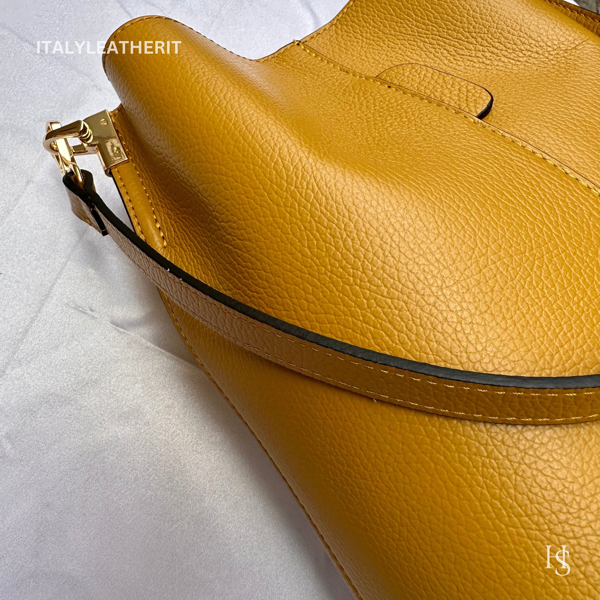 Italian Handmade Leather Bags For Woman l l Elegant Leather Tote From Florence || Made in Italy, Bucket bag