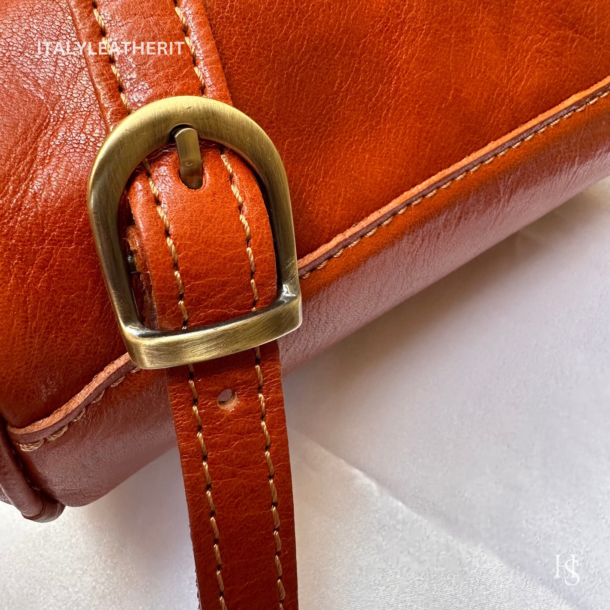 Italian Stylish Handmade Leather Backpack Unisex | Made in Italy Florence